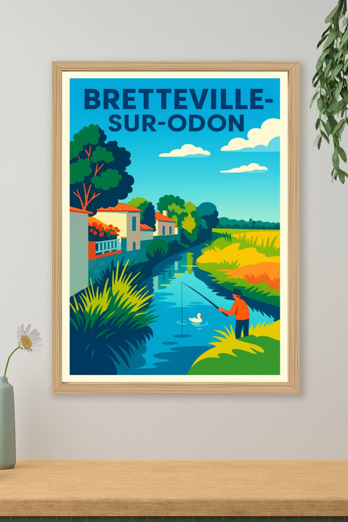 Affiche de Bretteville-sur-Odon - Sérénité au fil de l'eau