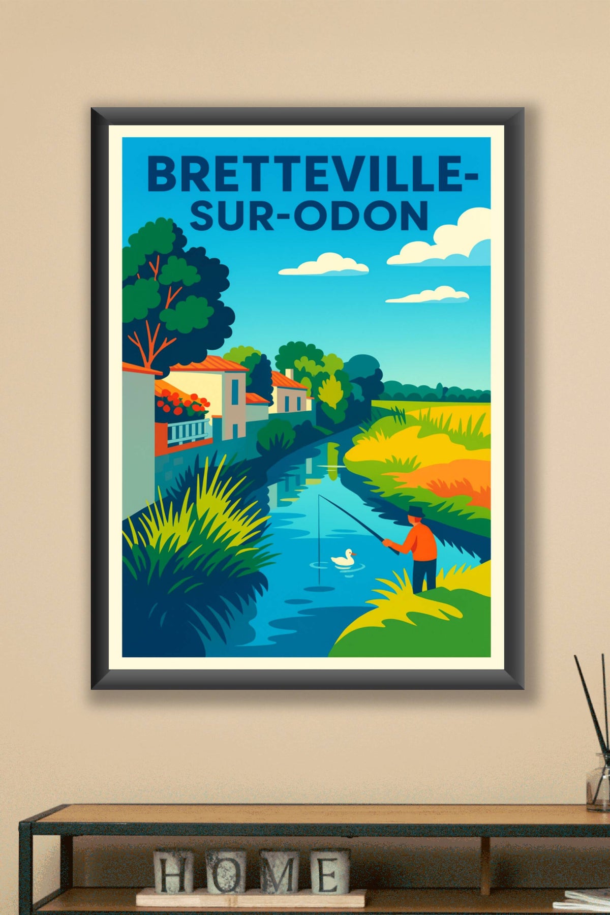 Affiche de Bretteville-sur-Odon - Sérénité au fil de l'eau