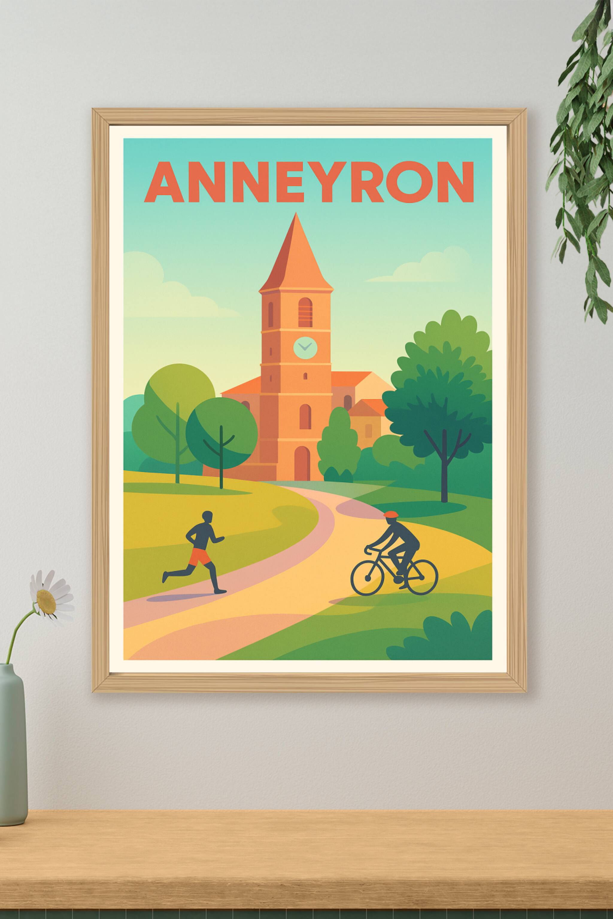 Affiche de Anneyron - Harmonie et nature au cœur de la ville