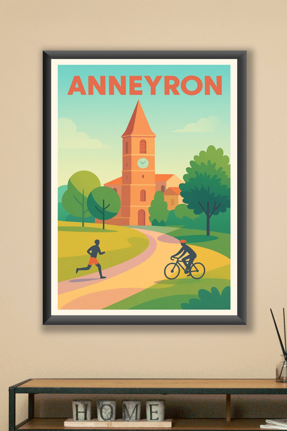 Affiche de Anneyron - Harmonie et nature au cœur de la ville