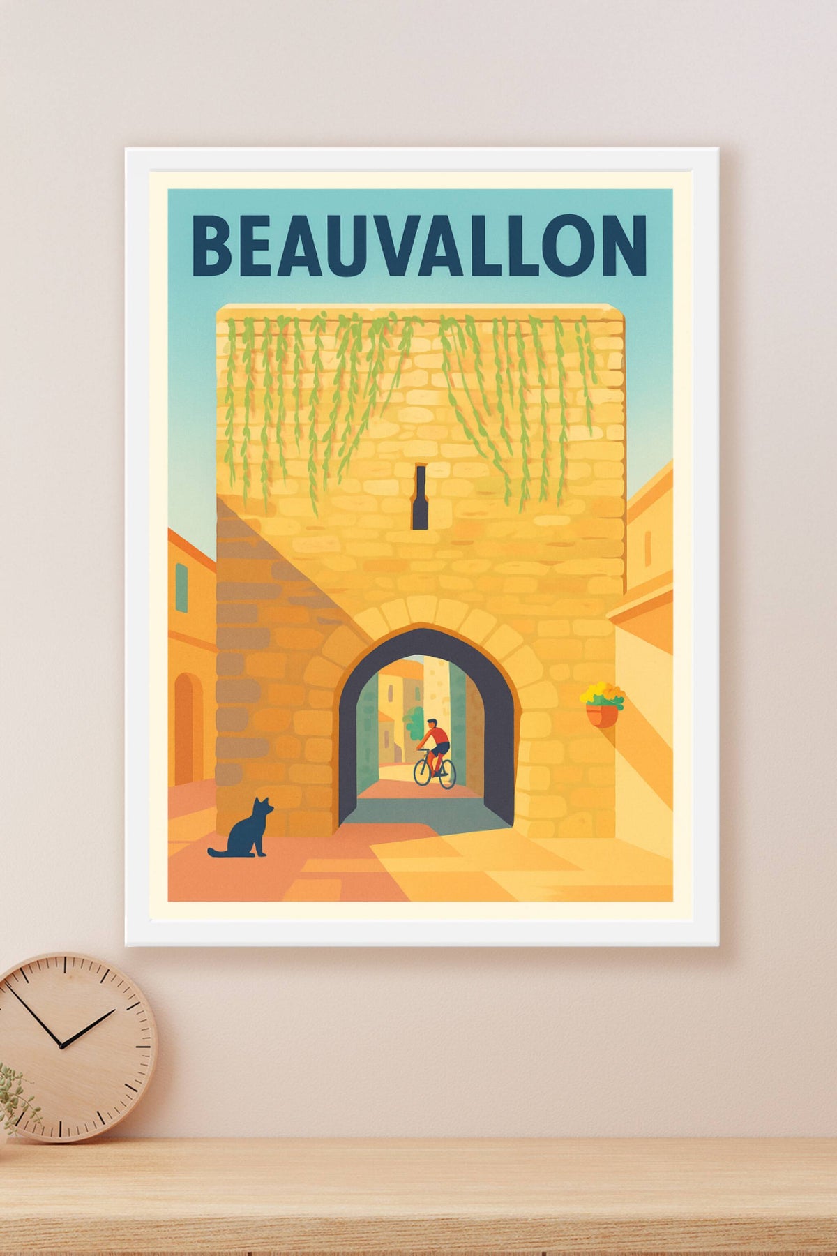 Affiche de Beauvallon - Charme intemporel au cœur du village
