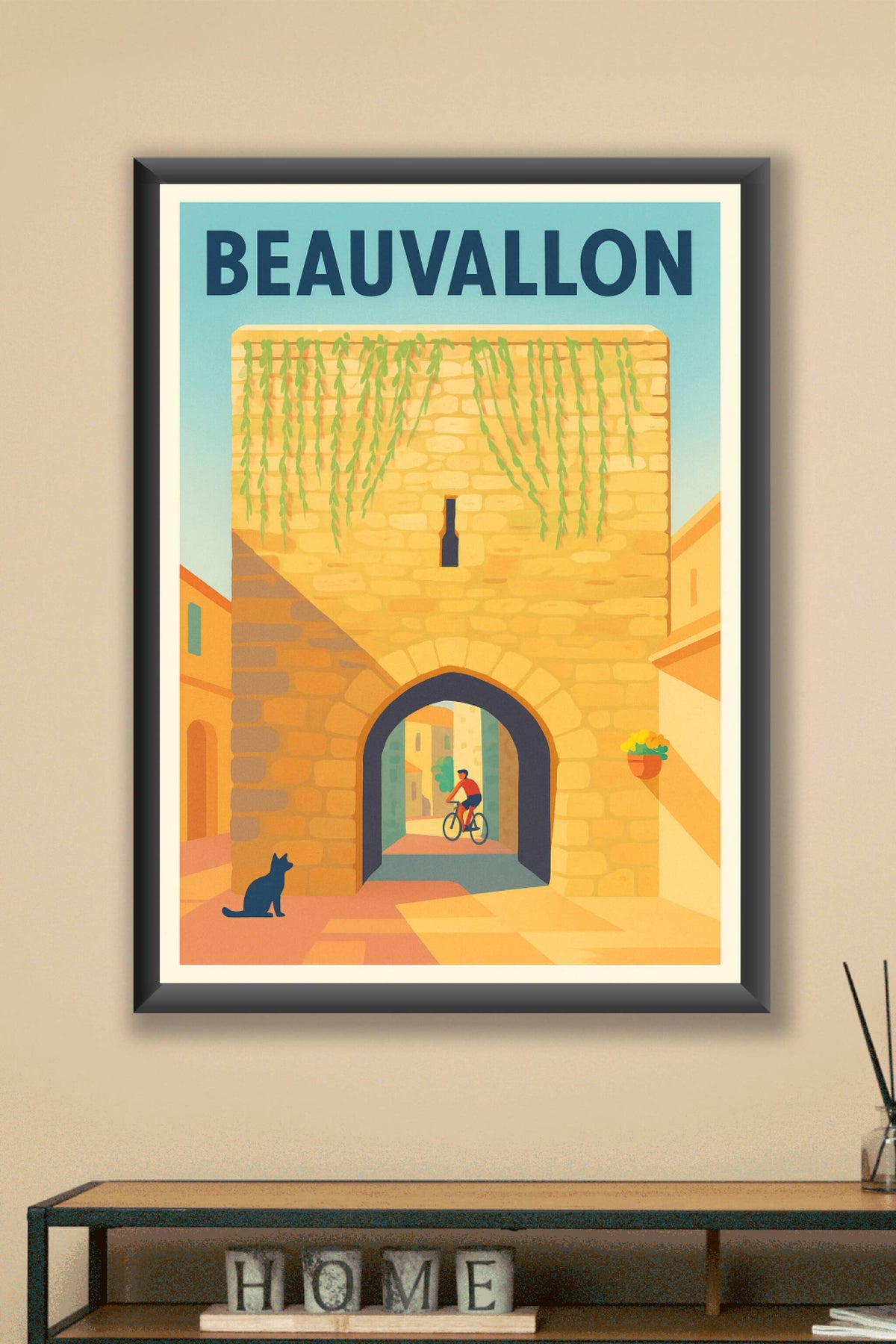 Affiche de Beauvallon - Charme intemporel au cœur du village
