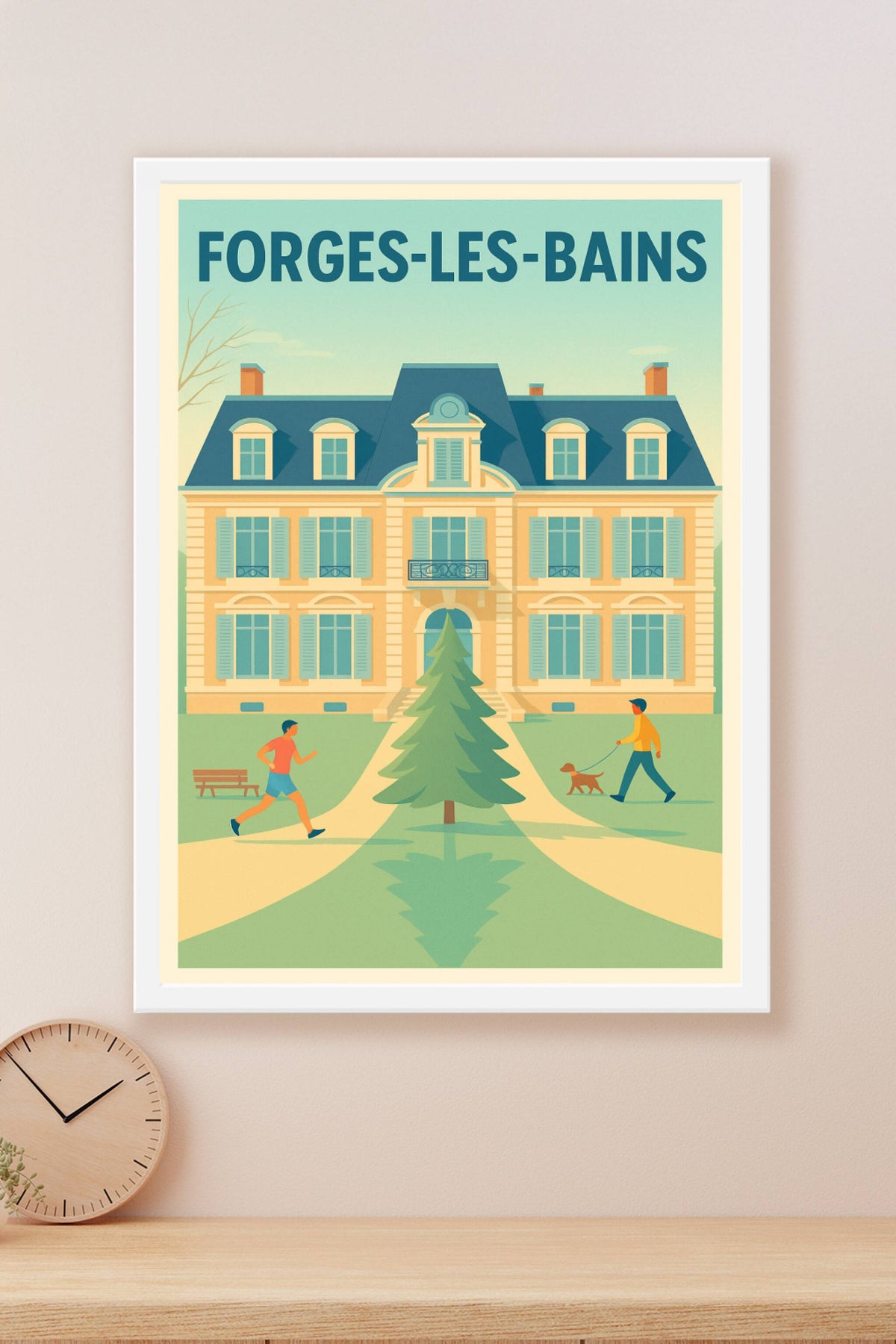 Affiche de Forges-les-Bains - Charme et sérénité à la française