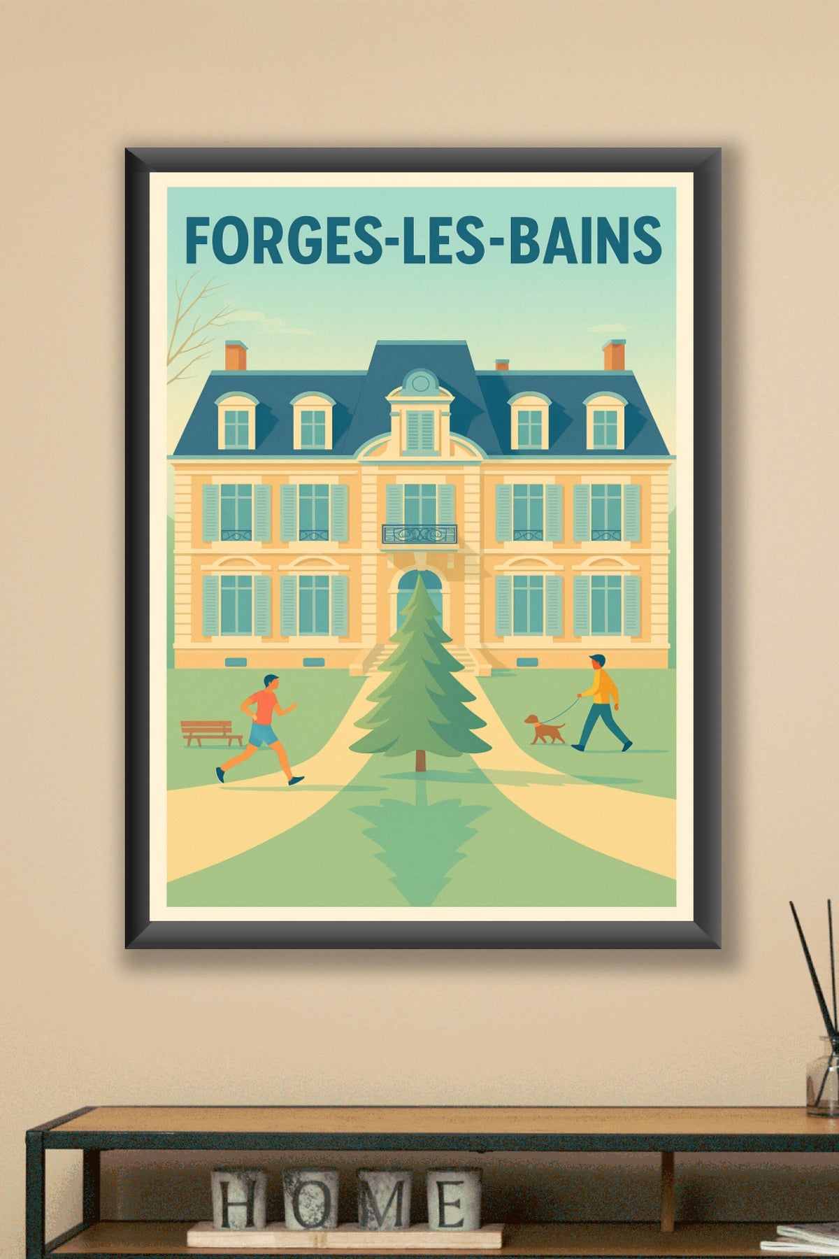 Affiche de Forges-les-Bains - Charme et sérénité à la française