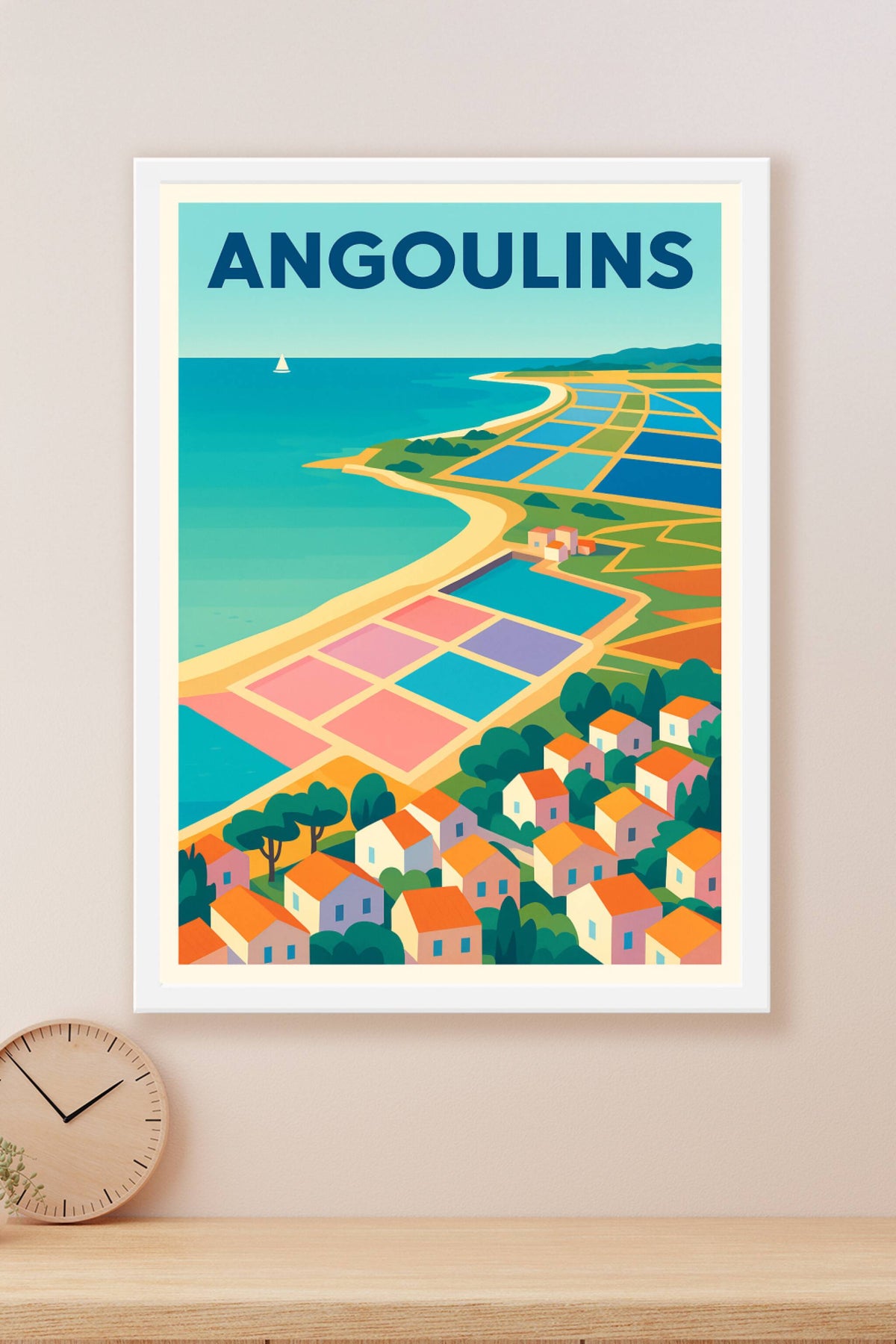 Affiche de Angoulins - L'évasion côtière en couleurs