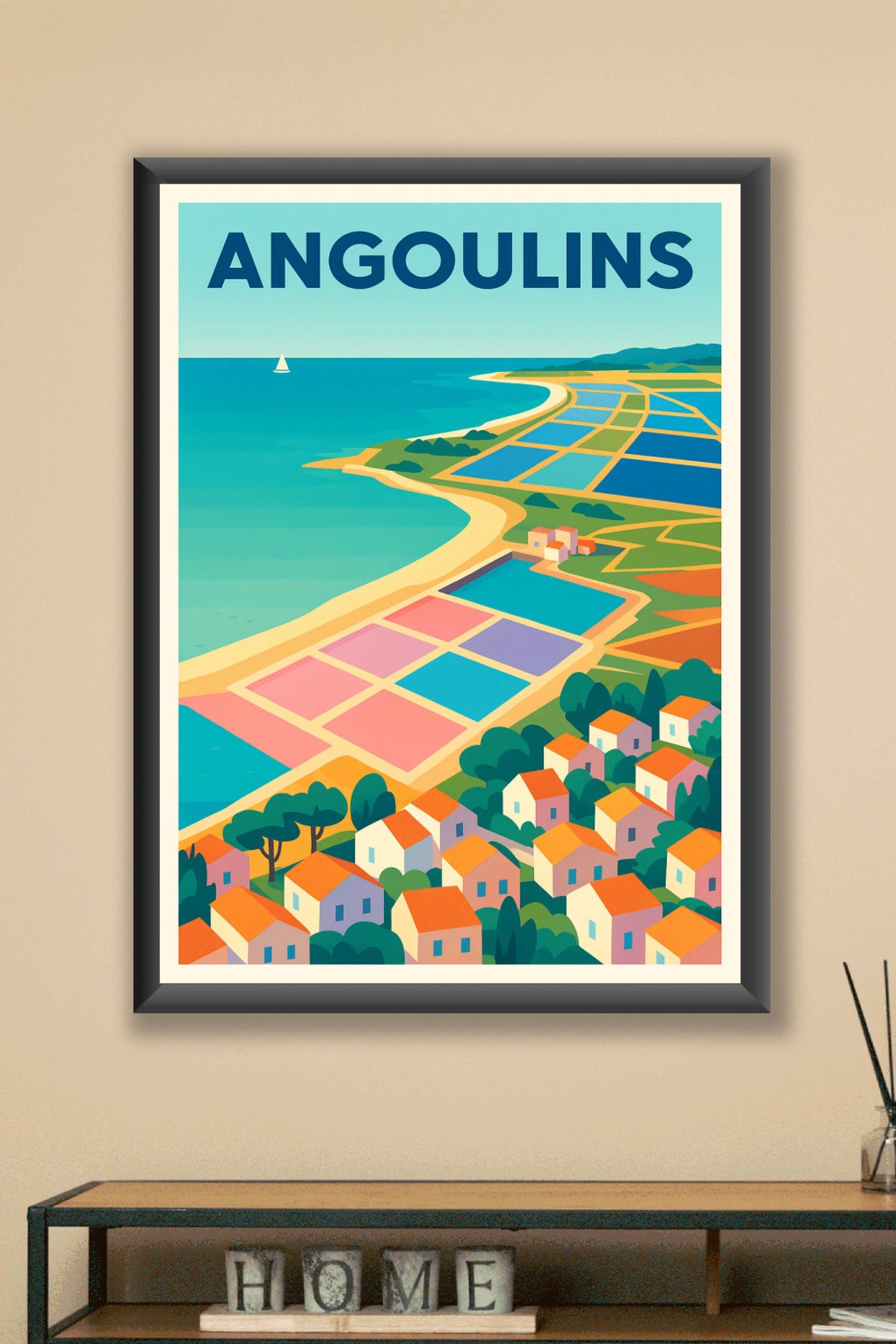 Affiche de Angoulins - L'évasion côtière en couleurs