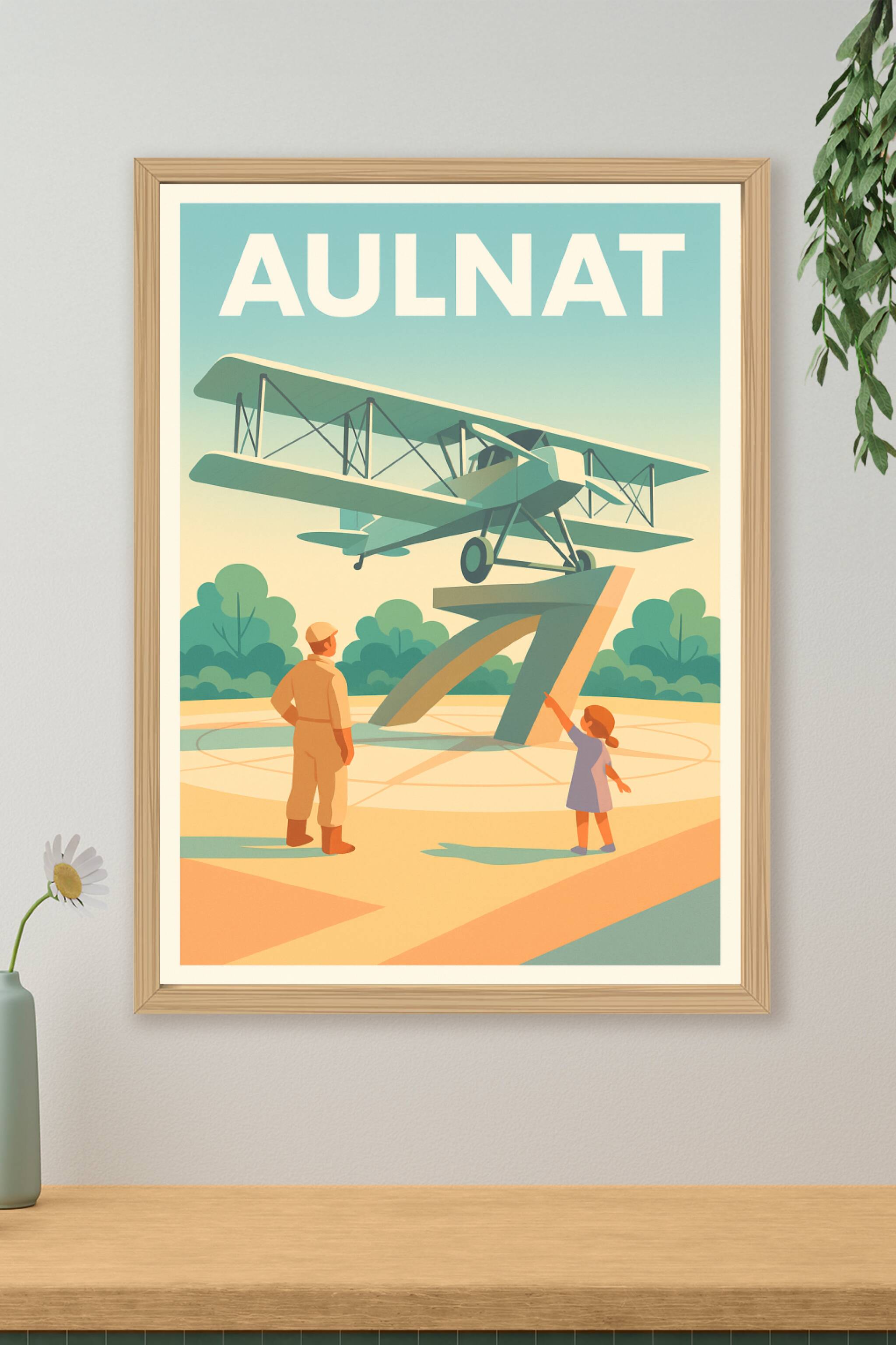 Affiche de Aulnat - L'envolée historique