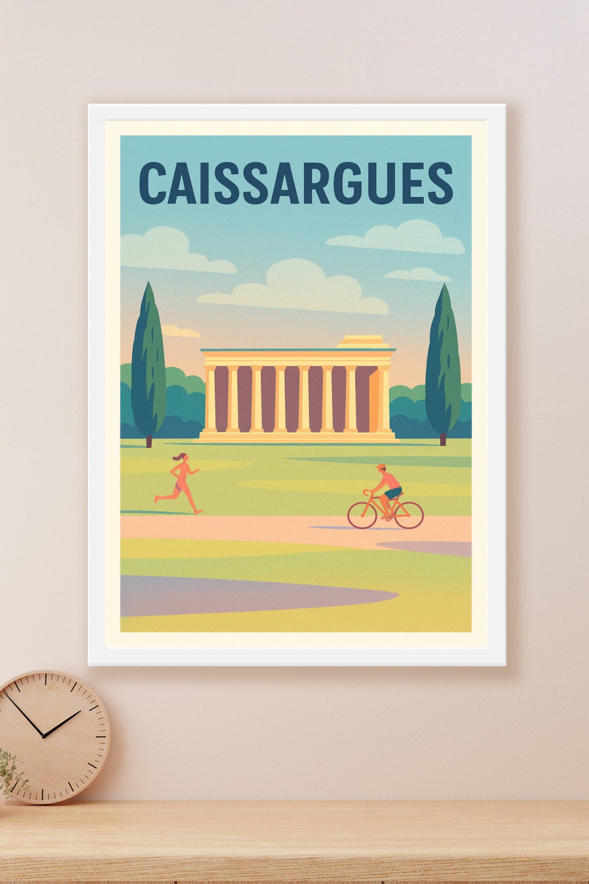 Affiche de Caissargues - Entre nature et patrimoine historique