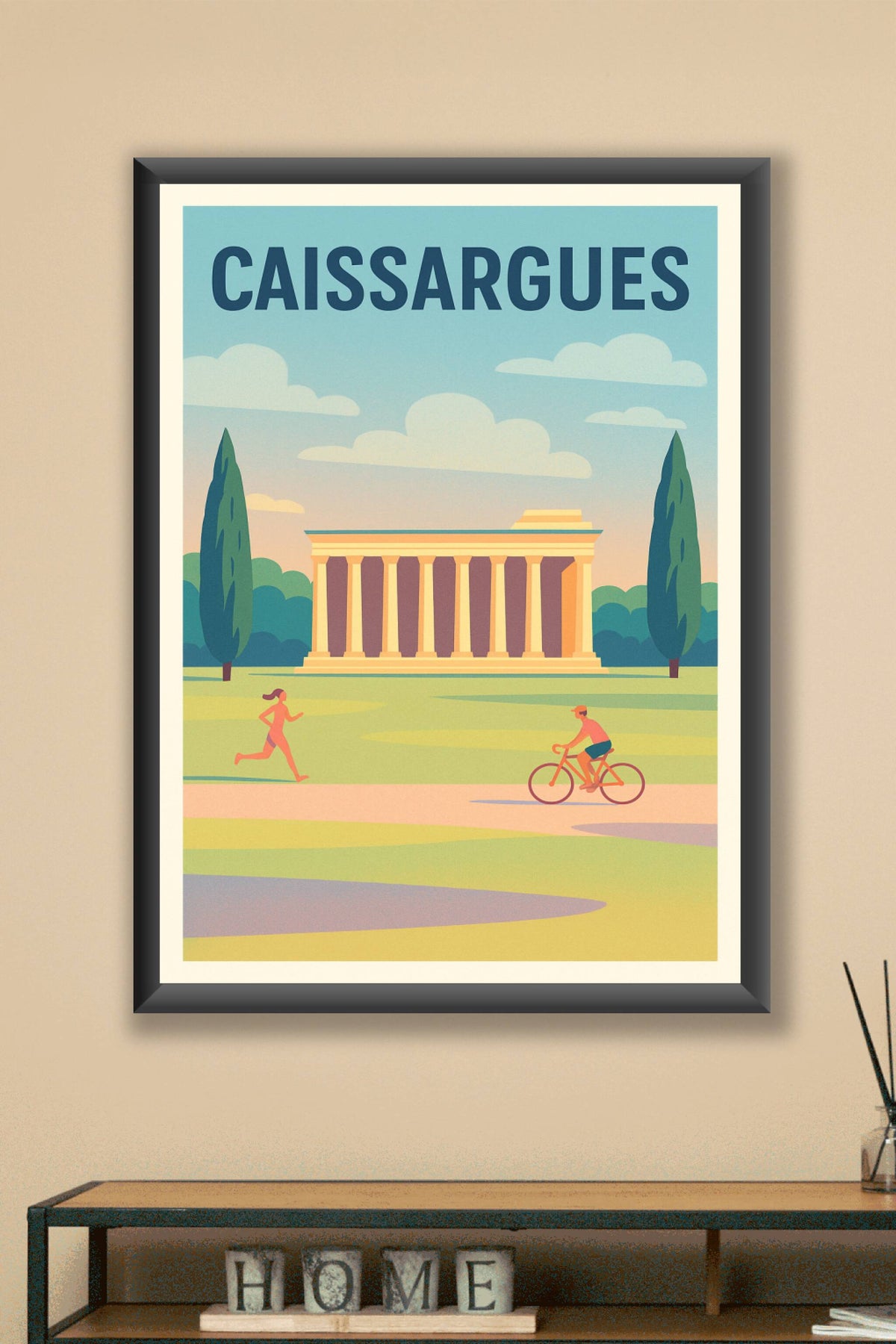 Affiche de Caissargues - Entre nature et patrimoine historique