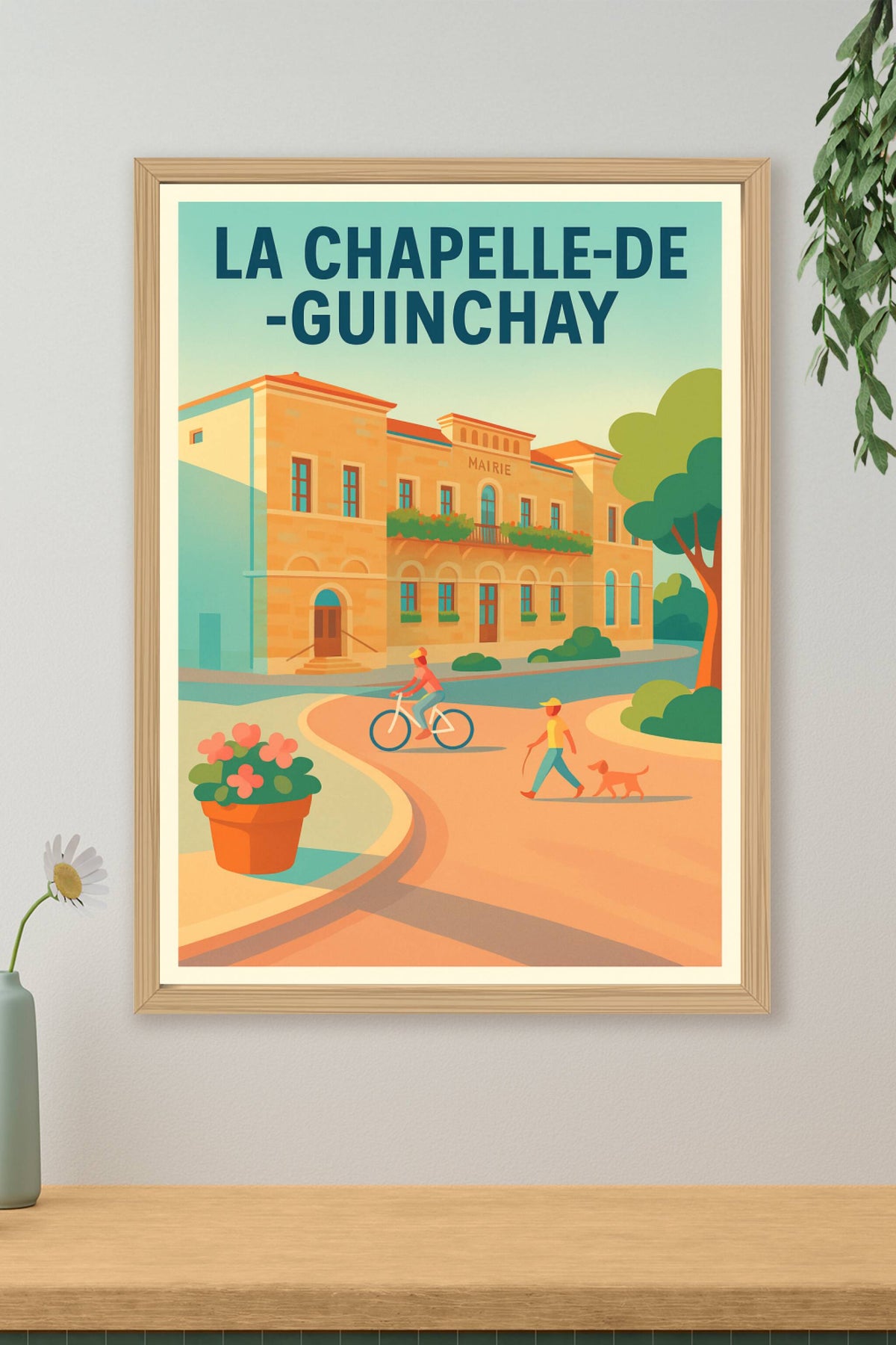 Affiche de La Chapelle-de-Guinchay - Charme et douceur de vie en Bourgogne