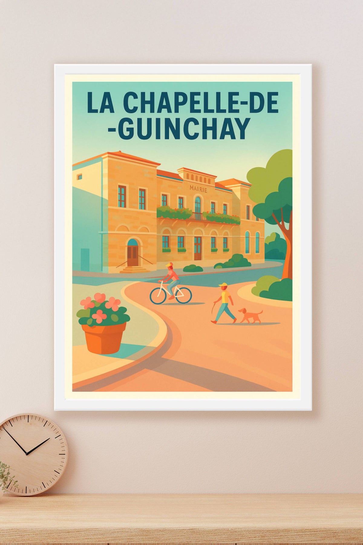 Affiche de La Chapelle-de-Guinchay - Charme et douceur de vie en Bourgogne