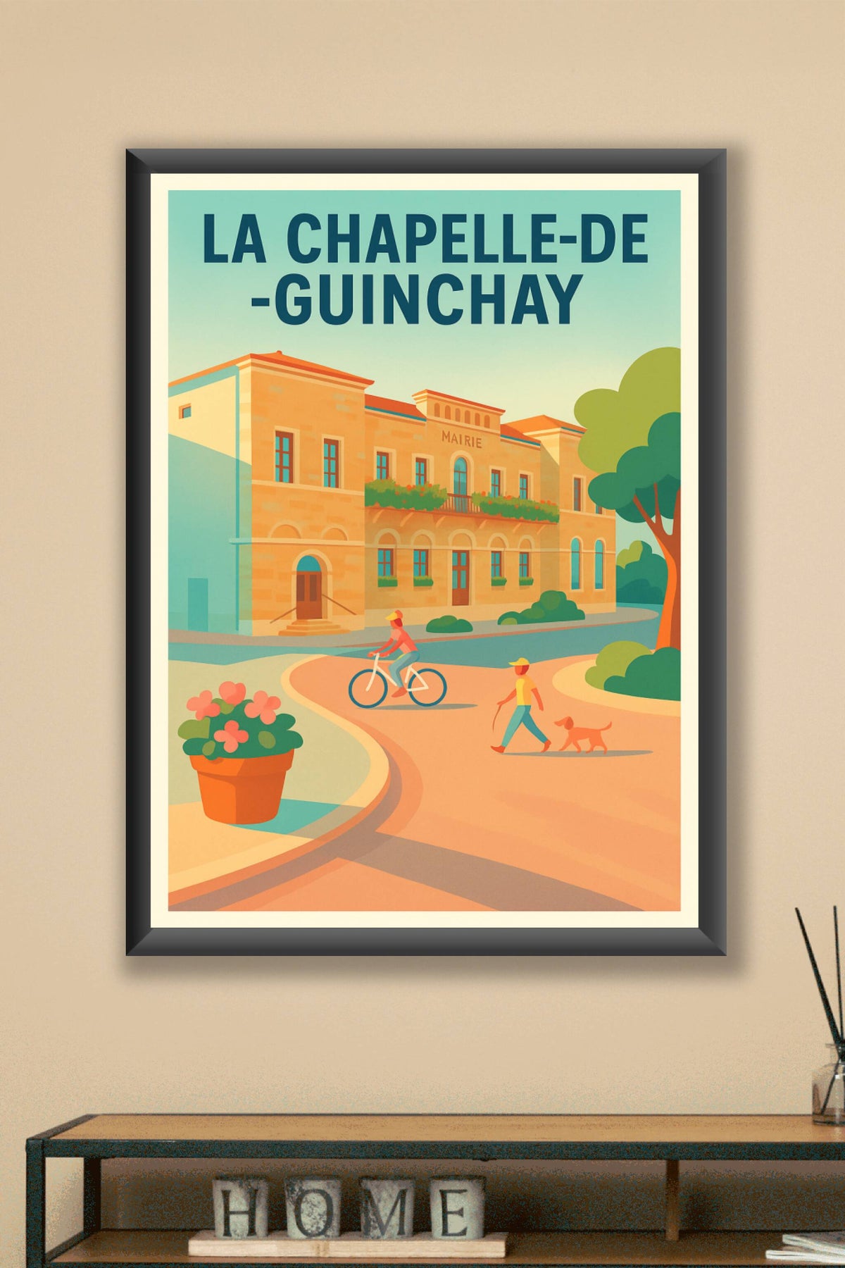 Affiche de La Chapelle-de-Guinchay - Charme et douceur de vie en Bourgogne
