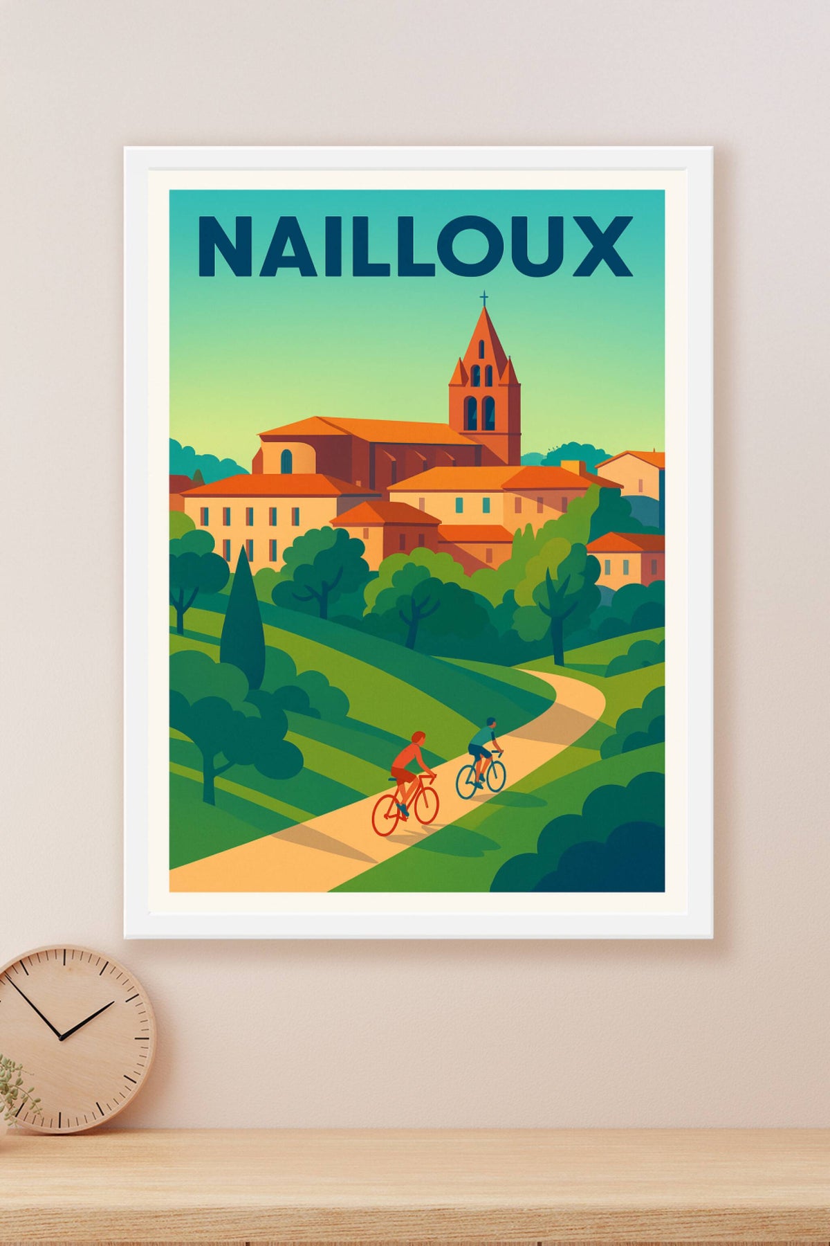 Affiche de Nailloux - Évasion à vélo au cœur de la nature