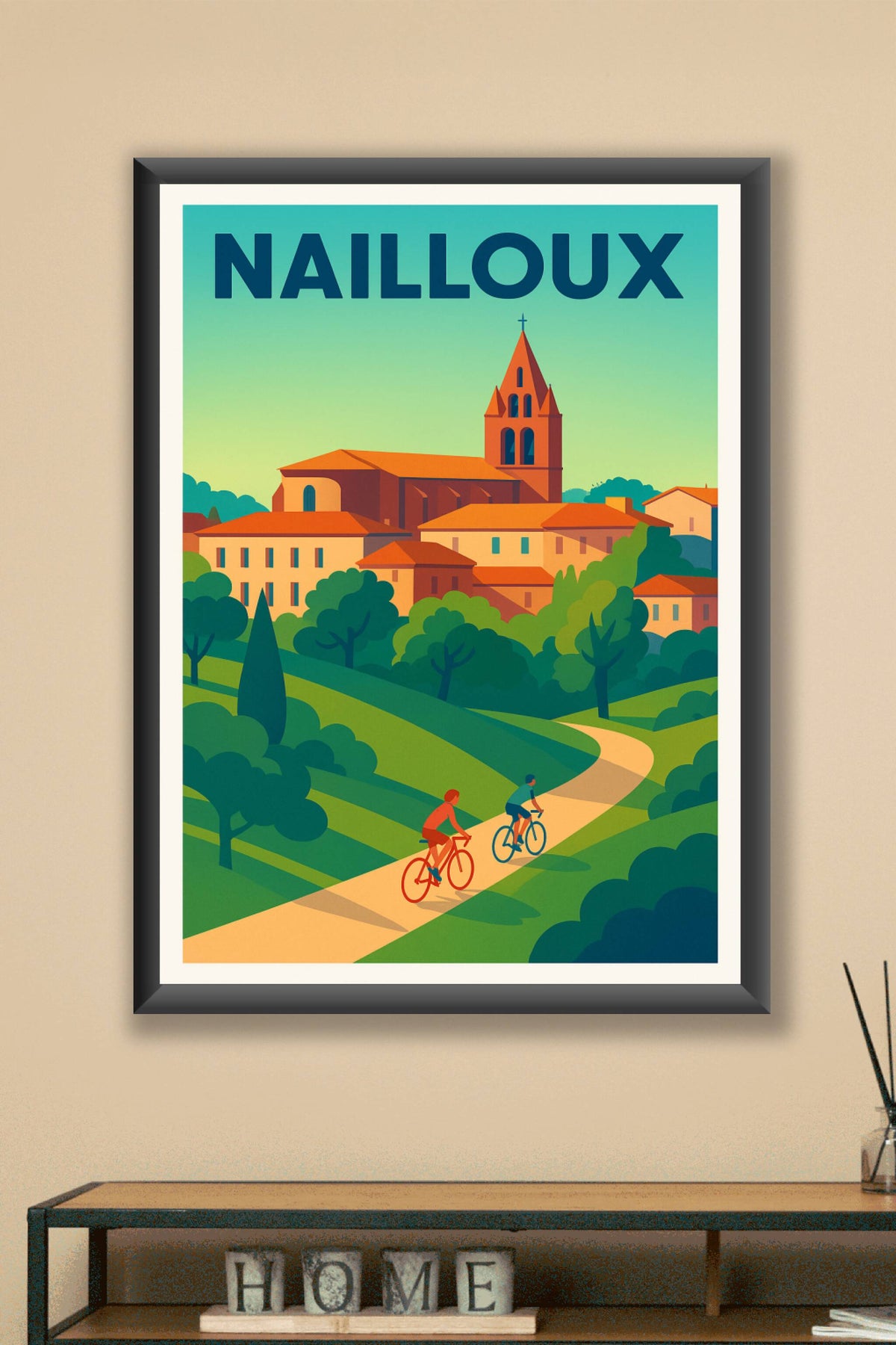 Affiche de Nailloux - Évasion à vélo au cœur de la nature