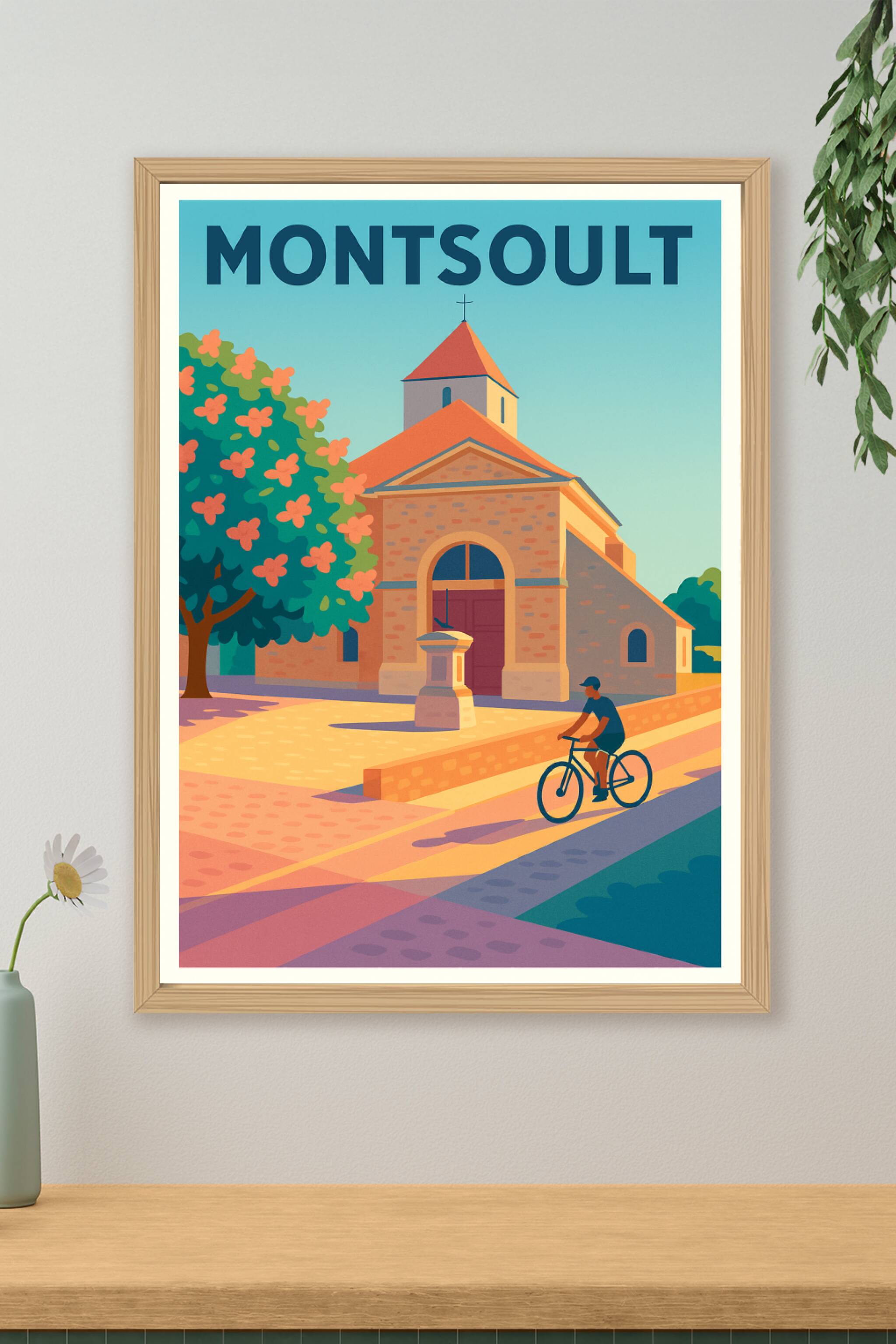 Affiche de Montsoult - Charme et Sérénité à Vélo