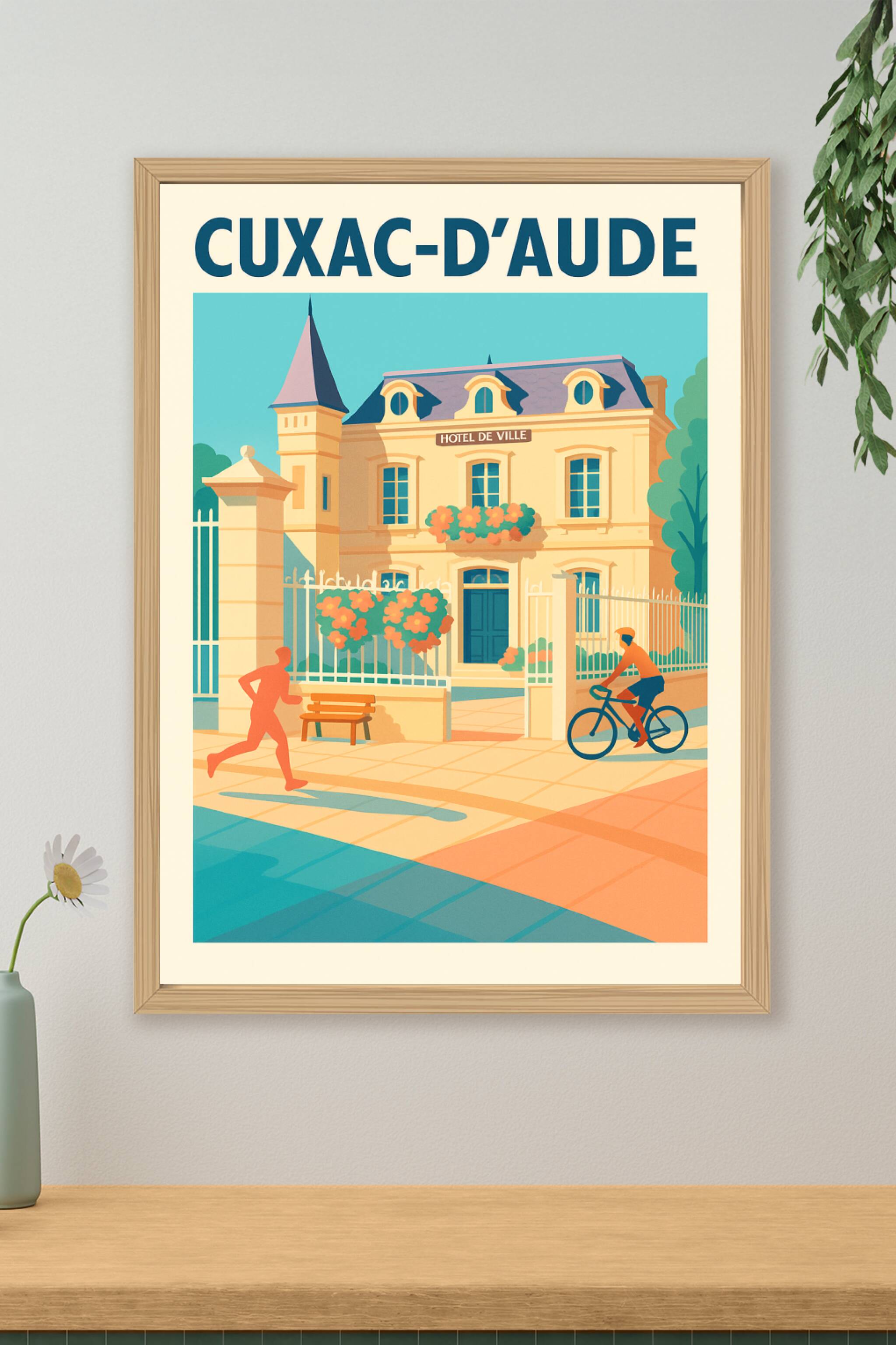Affiche de Cuxac-d'Aude - Charme et sérénité au cœur de la ville