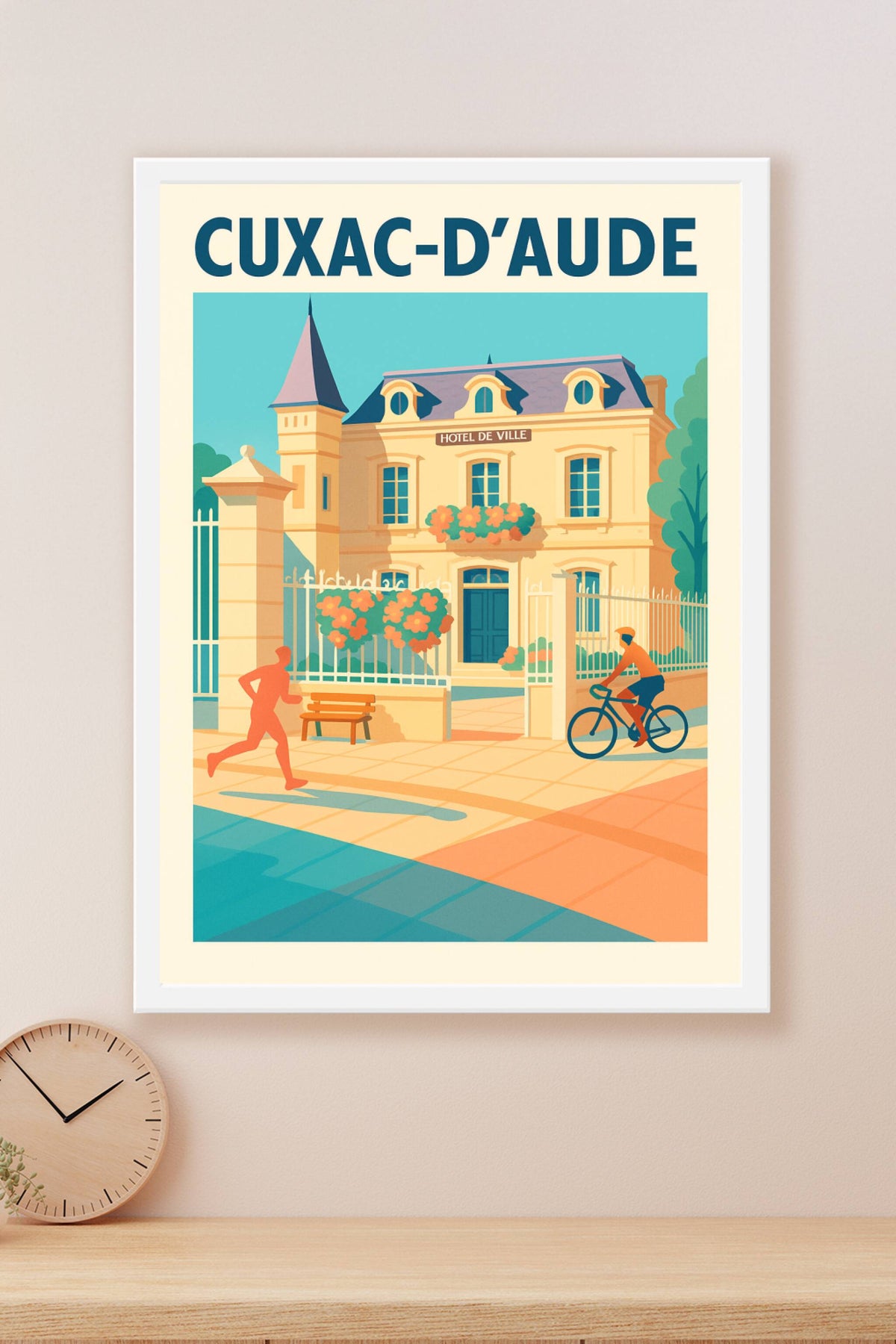 Affiche de Cuxac-d'Aude - Charme et sérénité au cœur de la ville