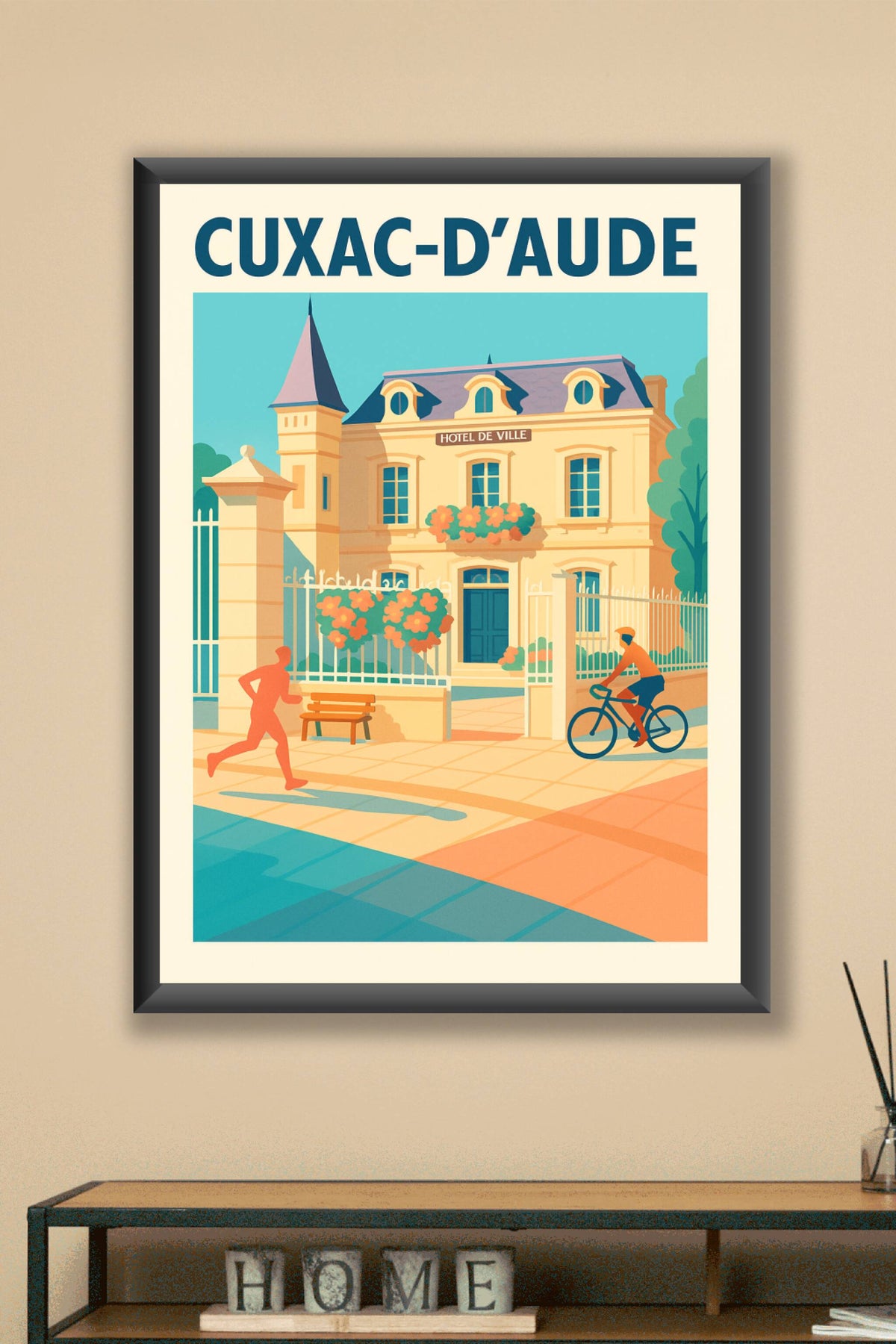 Affiche de Cuxac-d'Aude - Charme et sérénité au cœur de la ville