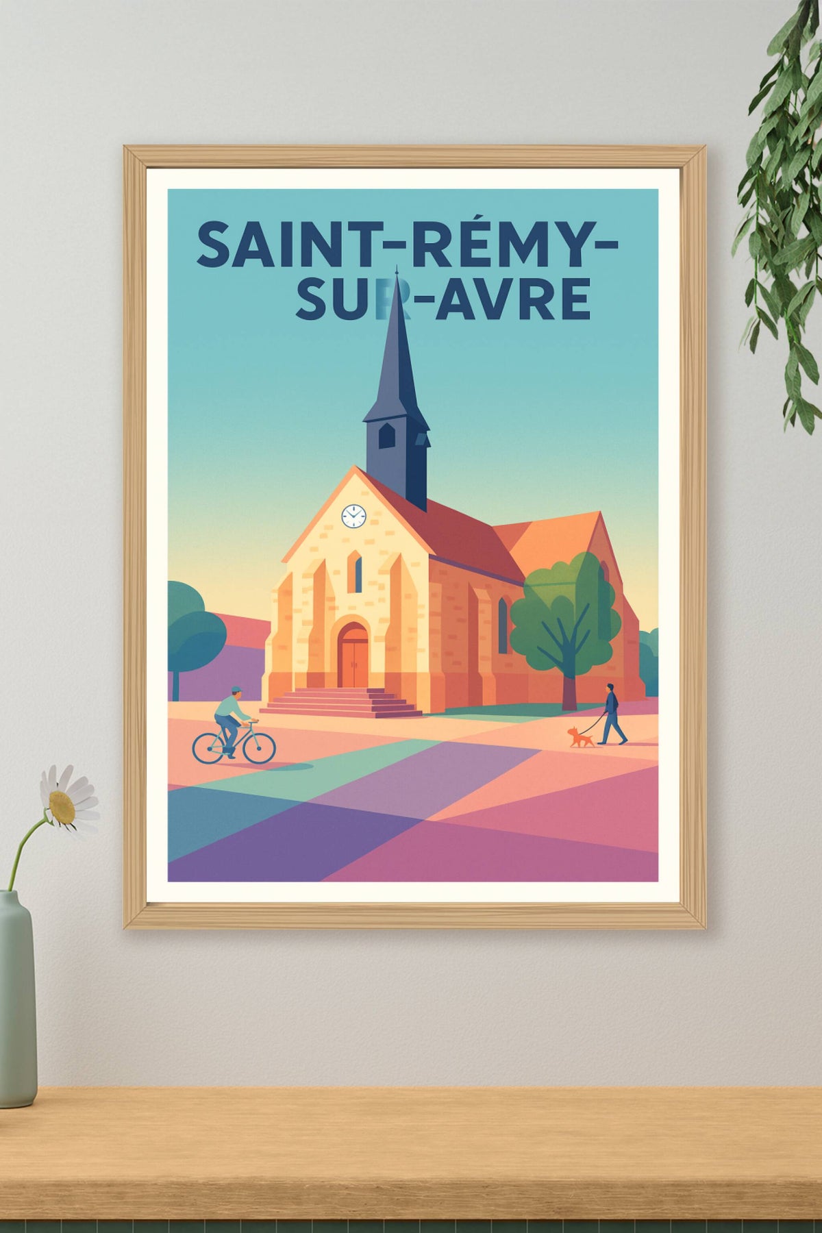 Affiche de Saint-Rémy-sur-Avre - Charme et sérénité au cœur de la ville