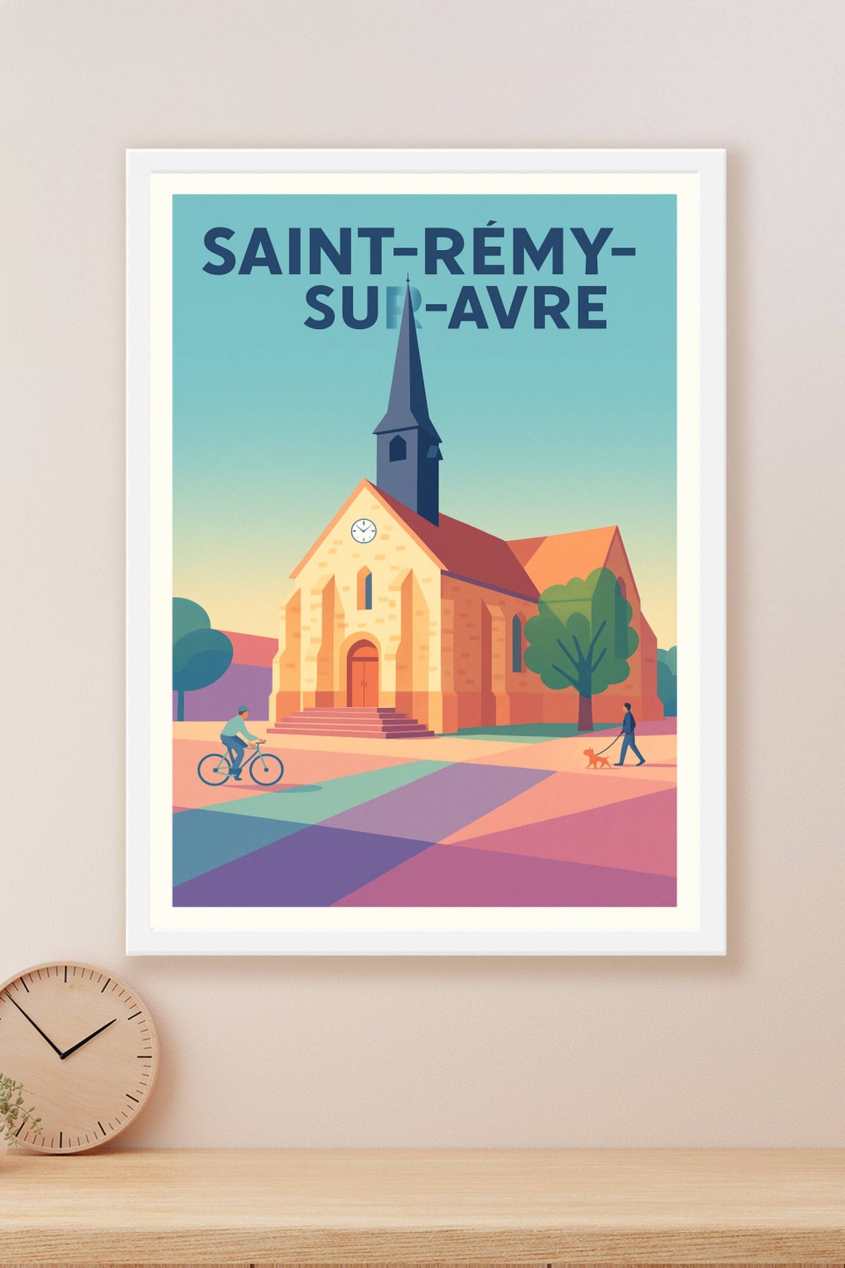 Affiche de Saint-Rémy-sur-Avre - Charme et sérénité au cœur de la ville