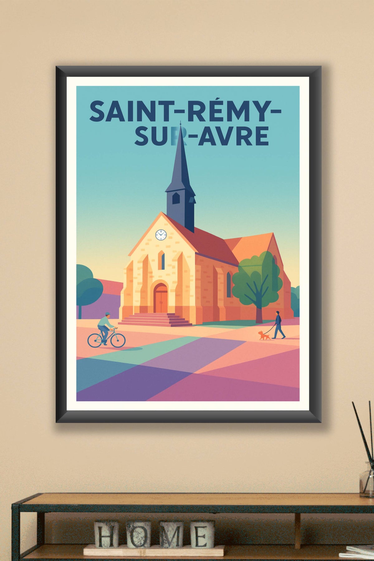 Affiche de Saint-Rémy-sur-Avre - Charme et sérénité au cœur de la ville