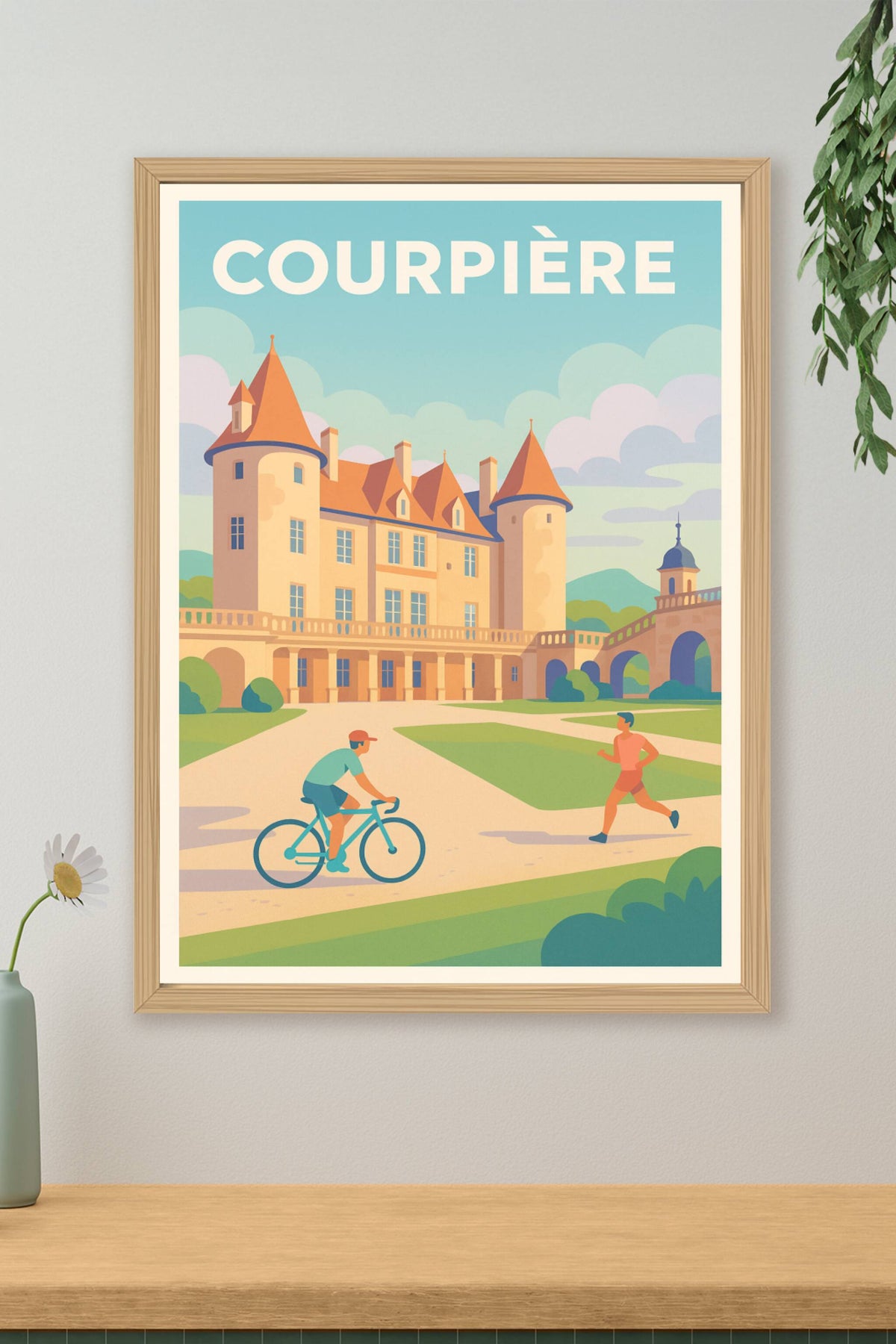 Affiche de Courpière - Charme et détente au château