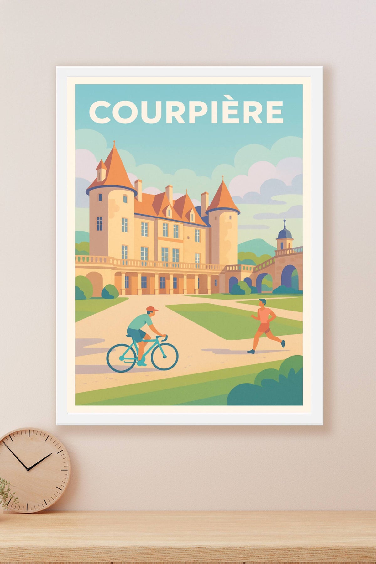 Affiche de Courpière - Charme et détente au château