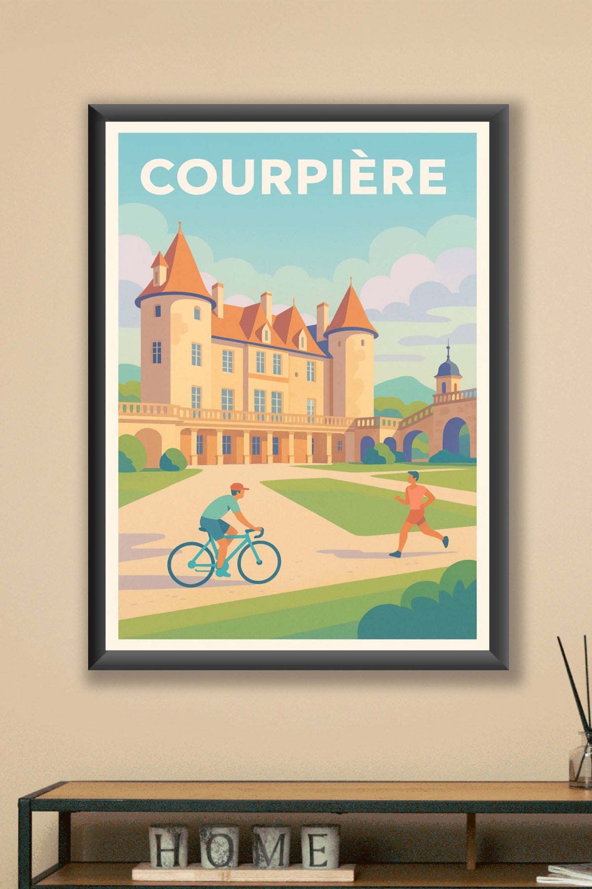 Affiche de Courpière - Charme et détente au château