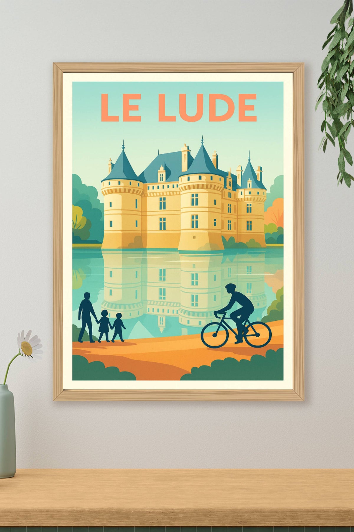 Affiche de Le Lude - Charme et élégance du château Renaissance
