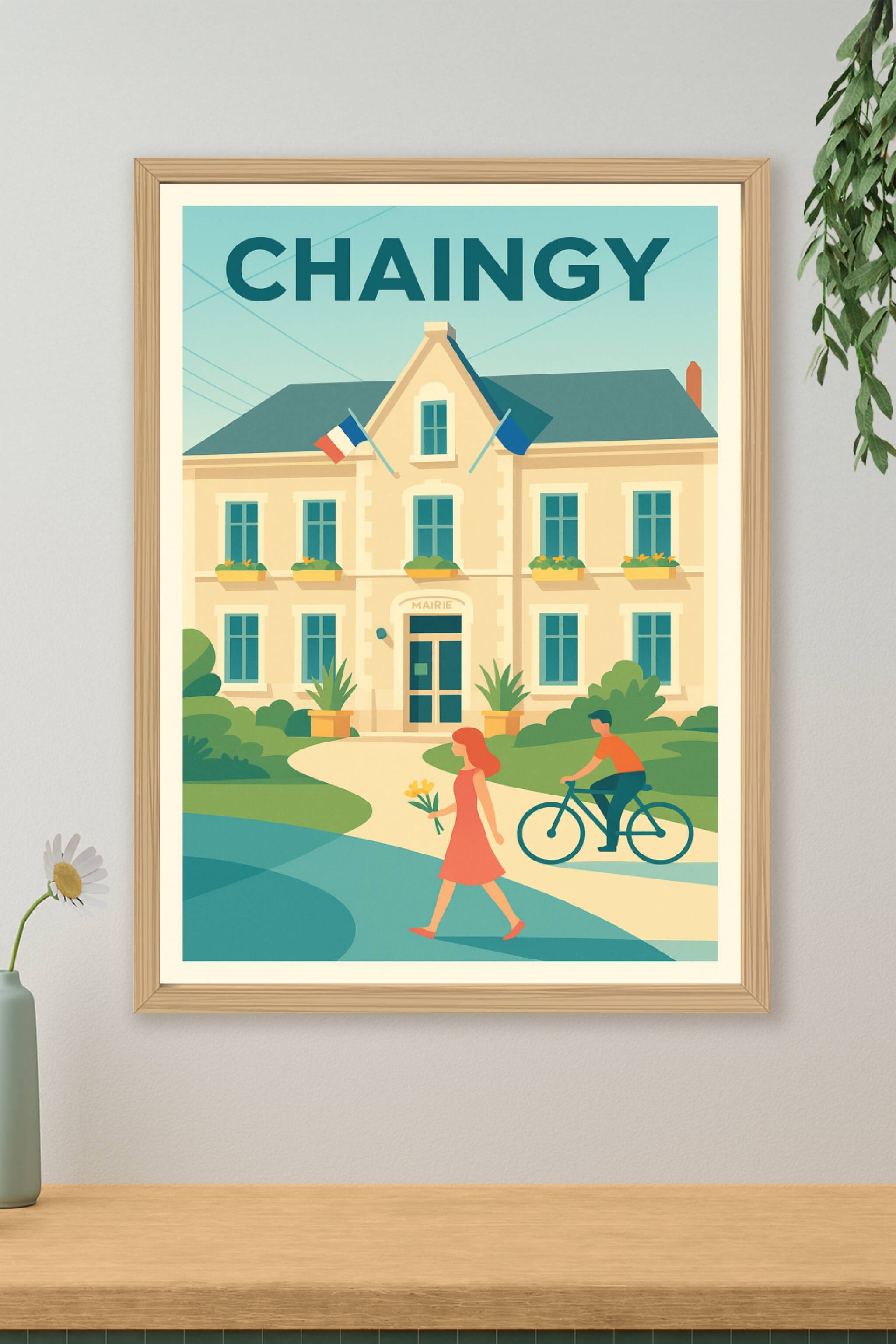 Affiche de Chaingy - Charme et douceur de vivre à la mairie