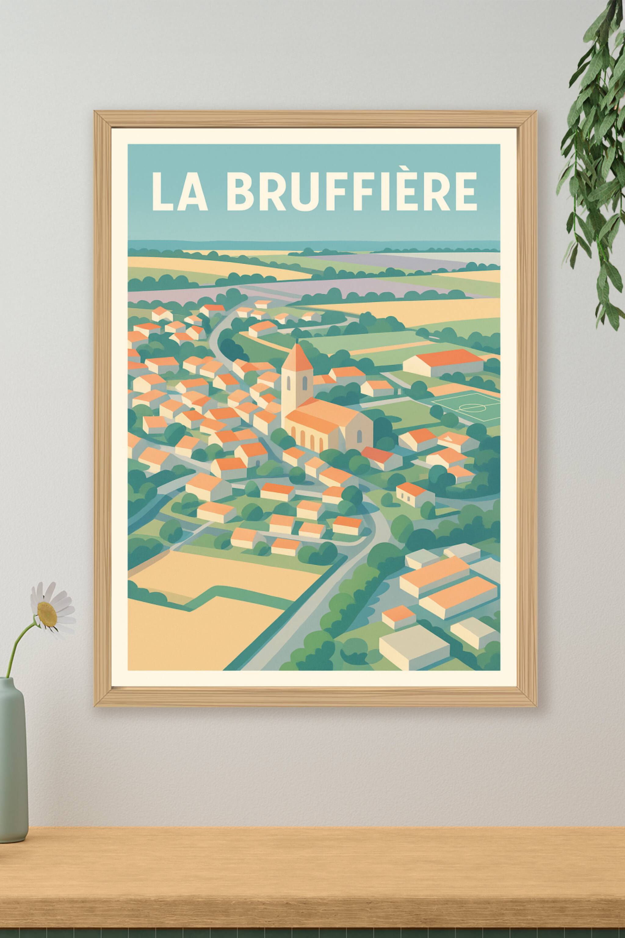Affiche de La Bruffière - Charme et douceur du bocage vendéen