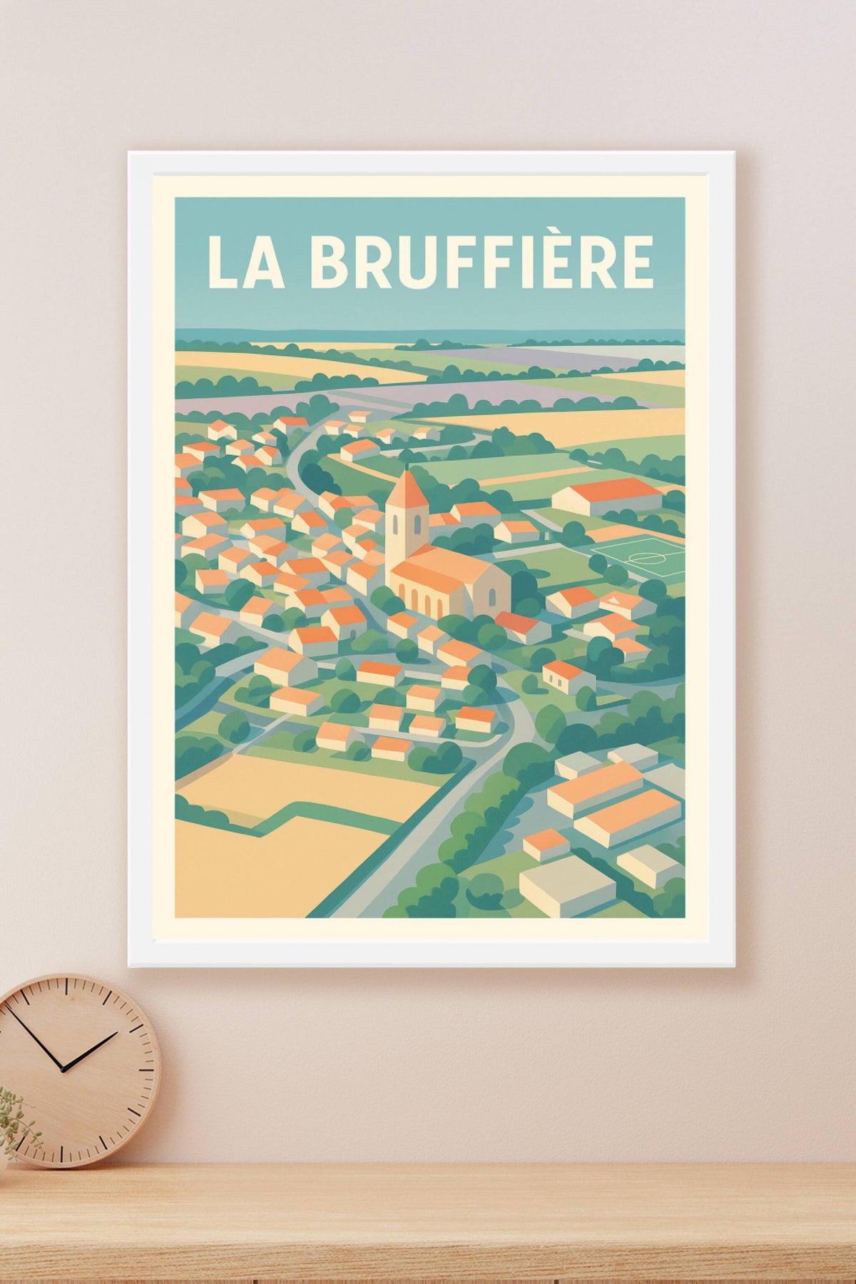 Affiche de La Bruffière - Charme et douceur du bocage vendéen