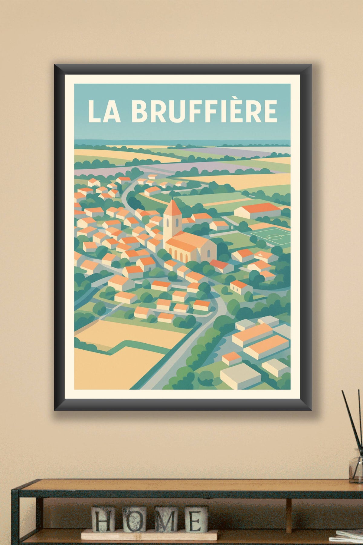 Affiche de La Bruffière - Charme et douceur du bocage vendéen