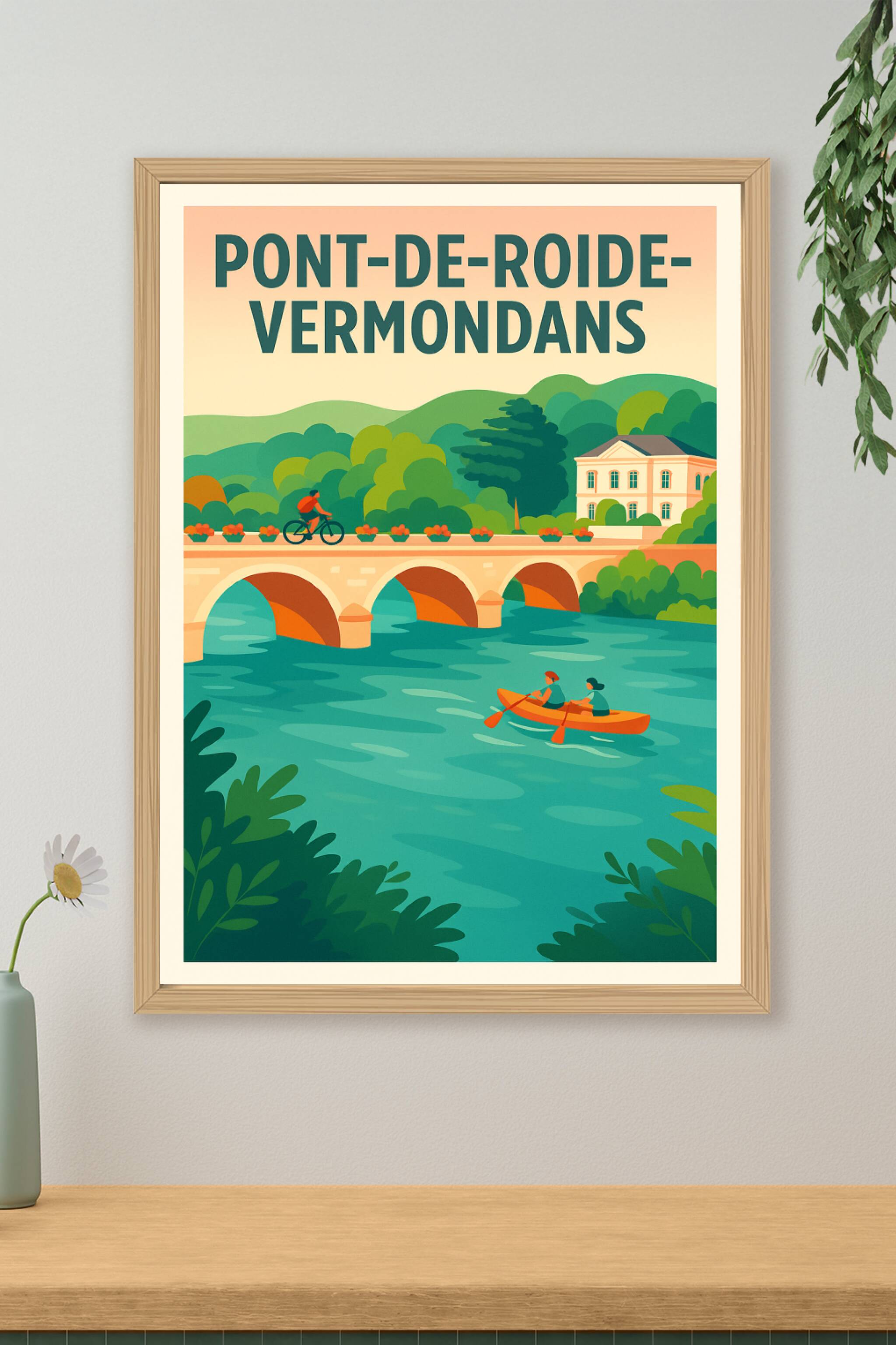 Affiche de Pont-de-Roide-Vermondans - Charme naturel et douceur de vivre