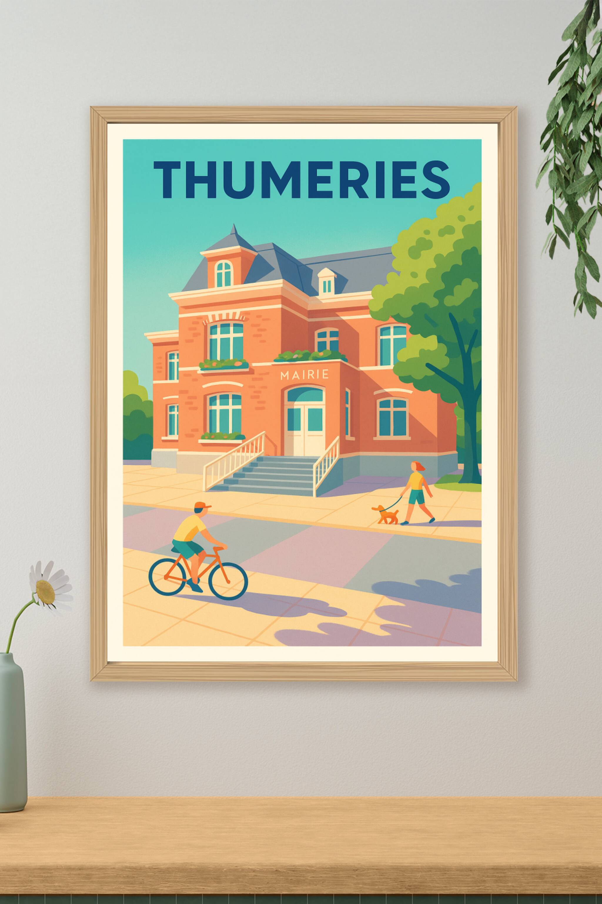 Affiche de Thumeries - Charme et sérénité au cœur de la ville