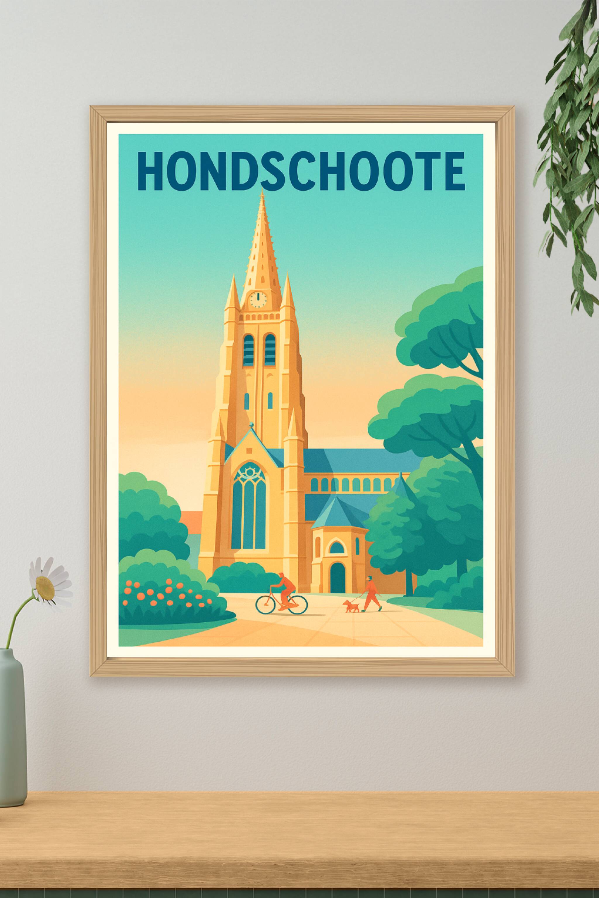 Affiche de Hondschoote - Charme et histoire au cœur du village