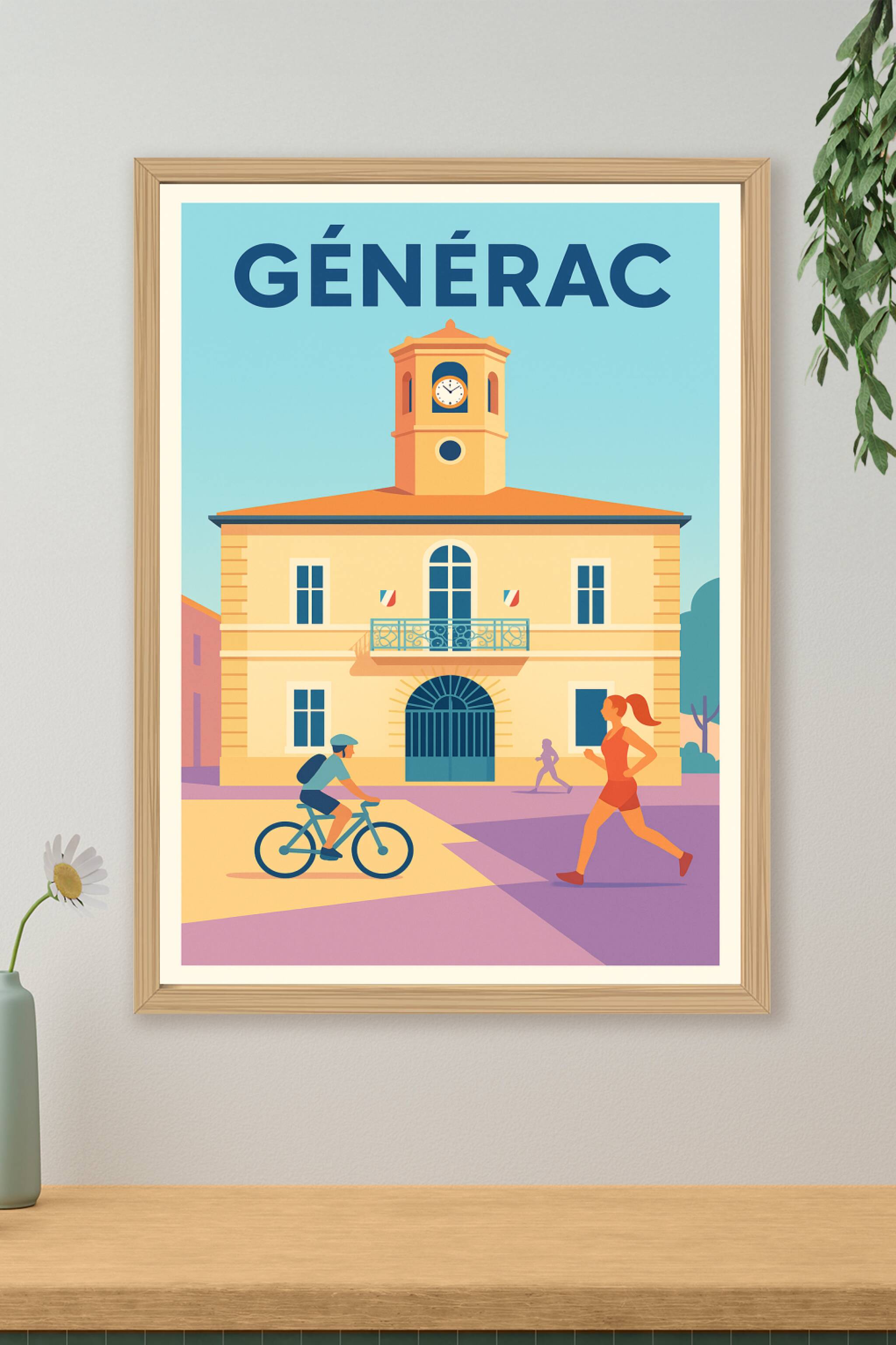 Affiche de Générac - Charme et Vitalité en Plein Air