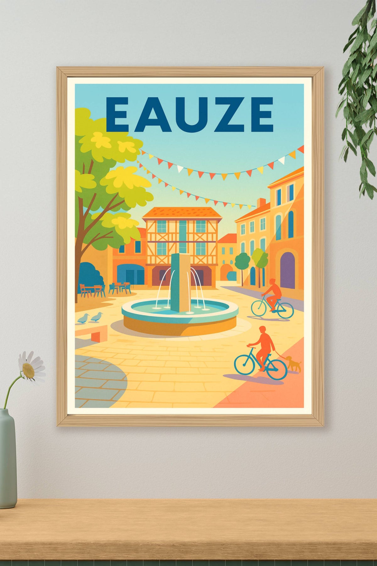 Affiche de Eauze - Charme et douceur de vivre en Gascogne