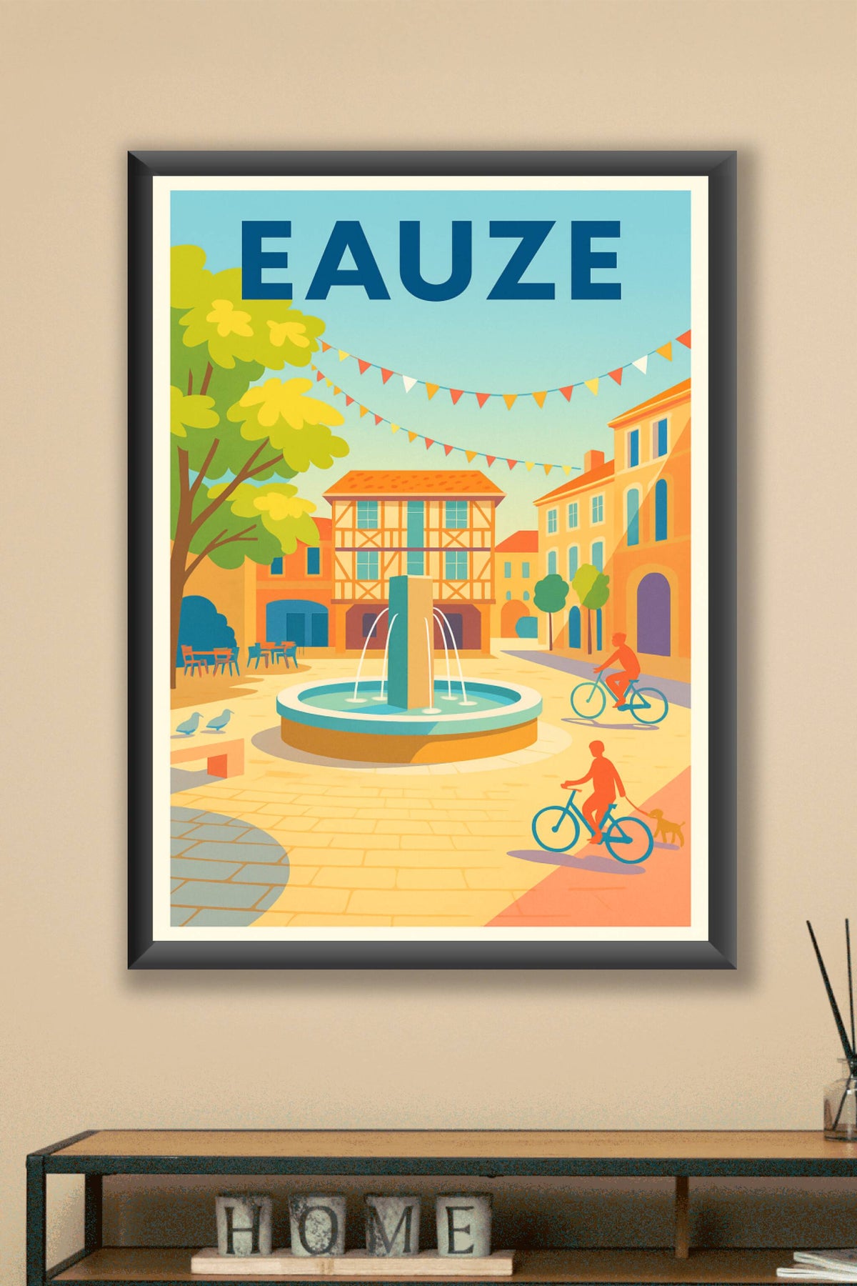 Affiche de Eauze - Charme et douceur de vivre en Gascogne