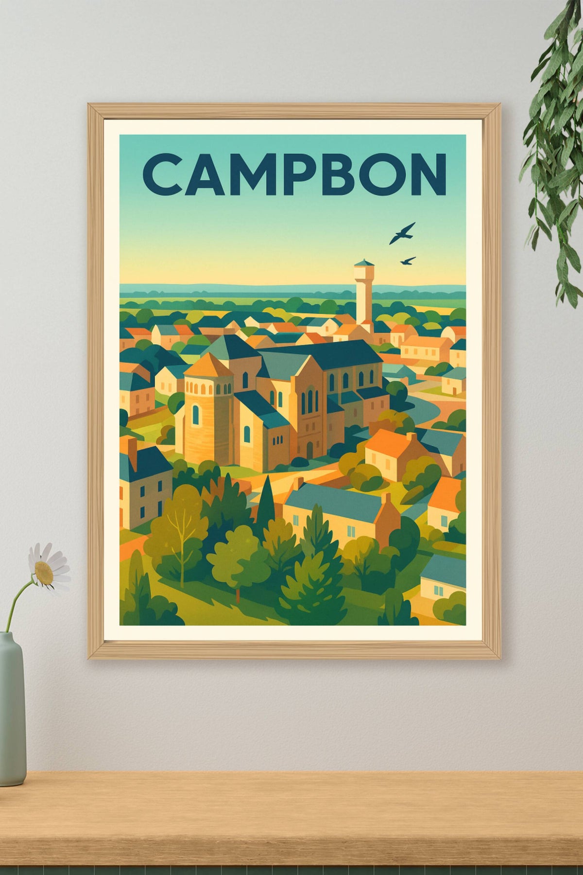 Affiche de Campbon - Élégance et charme d'un village breton
