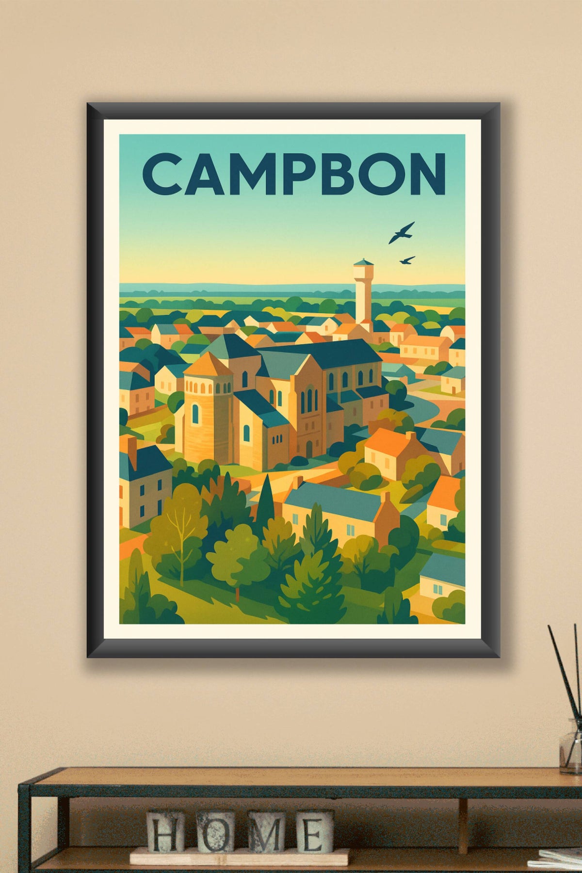 Affiche de Campbon - Élégance et charme d'un village breton