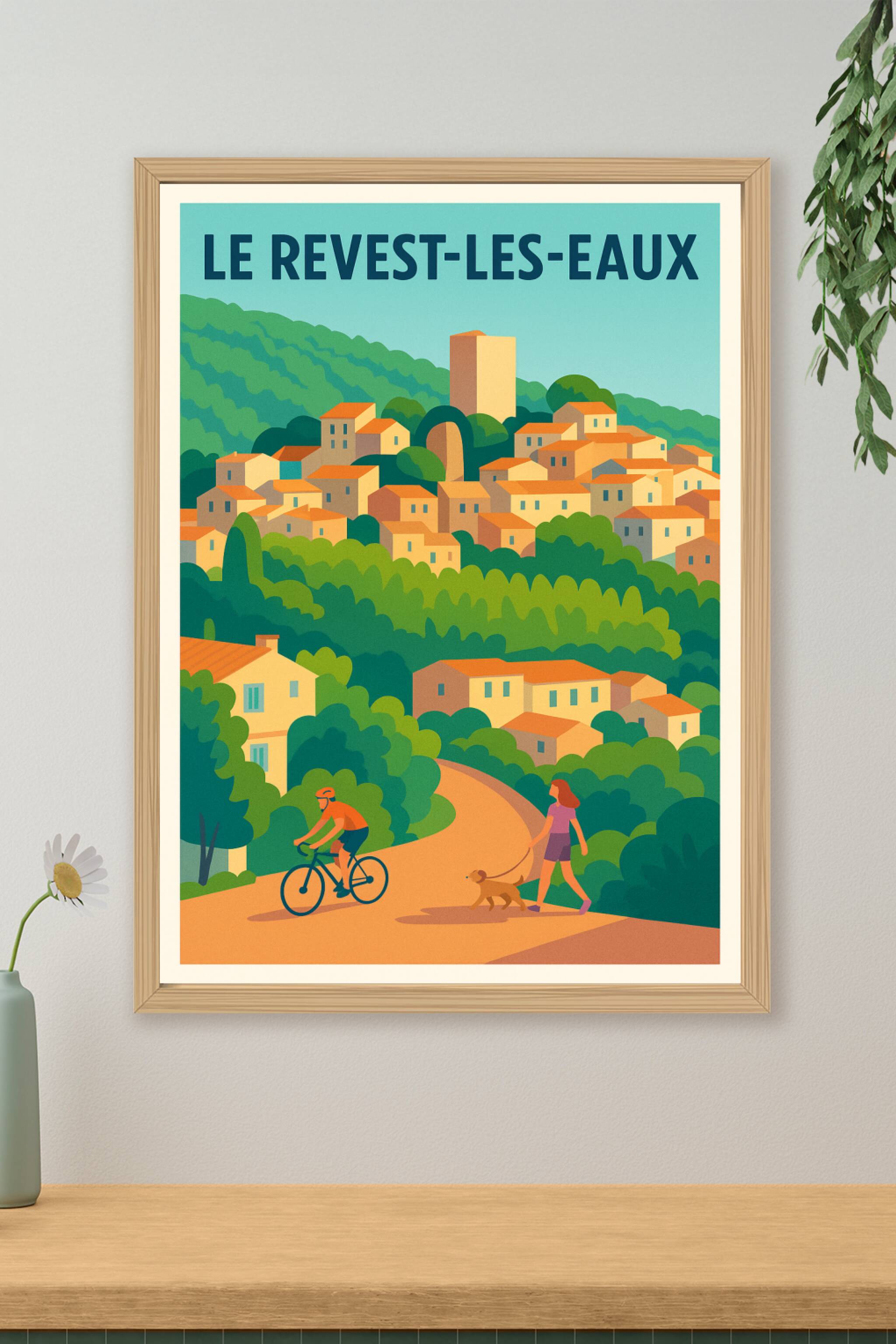 Affiche de Le Revest-les-Eaux - Charme et nature en Provence