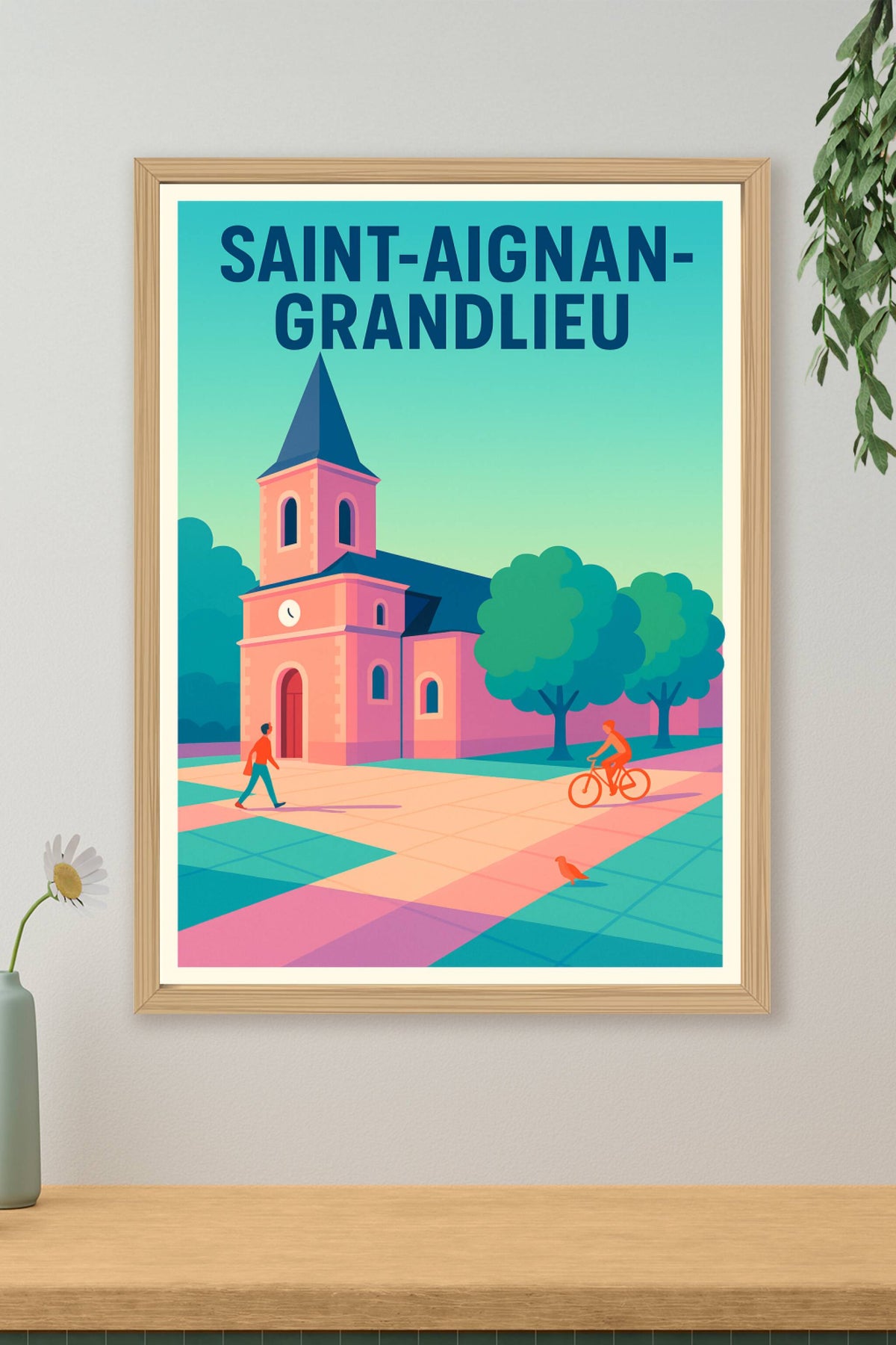 Affiche de Saint-Aignan-Grandlieu - Charme et quiétude au village