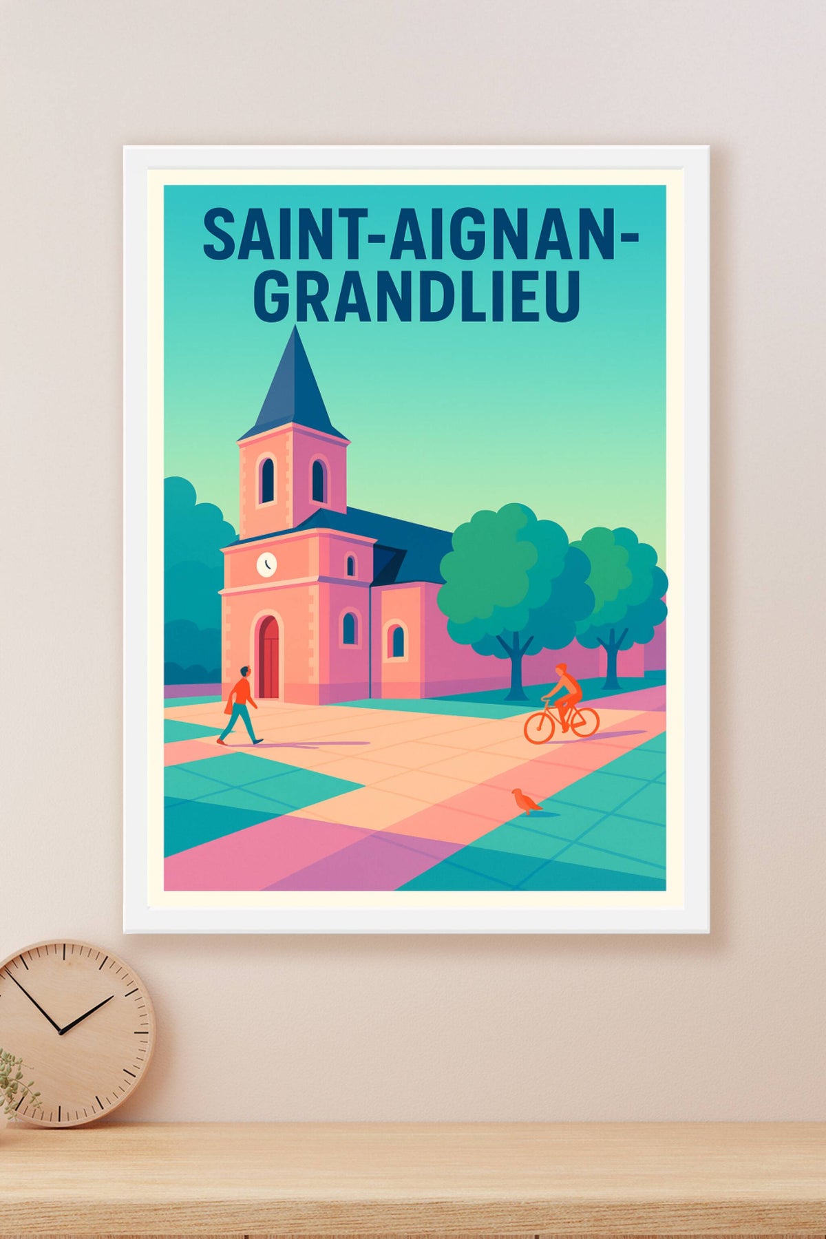 Affiche de Saint-Aignan-Grandlieu - Charme et quiétude au village
