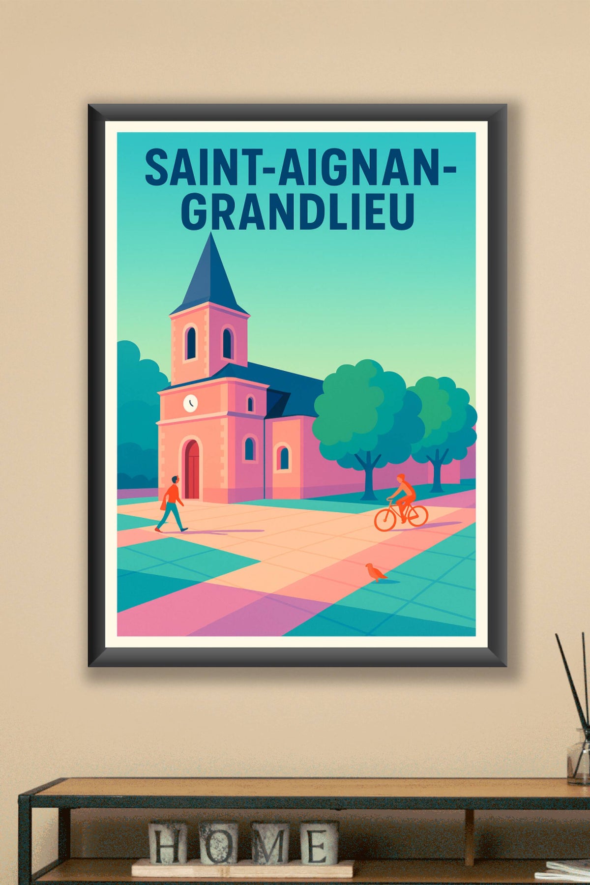 Affiche de Saint-Aignan-Grandlieu - Charme et quiétude au village