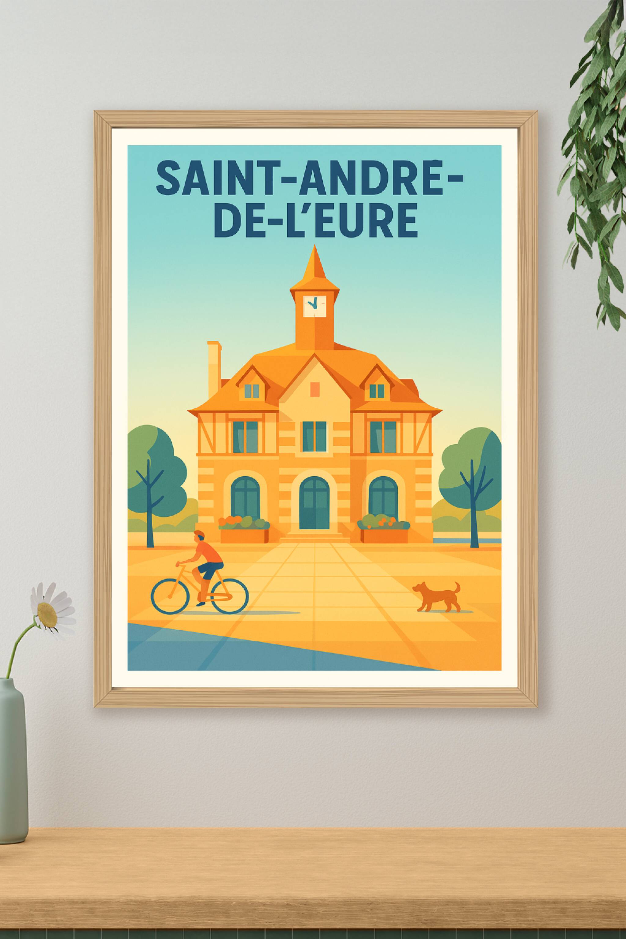Affiche de Saint-André-de-l'Eure - Charme et Sérénité au Cœur de la Normandie