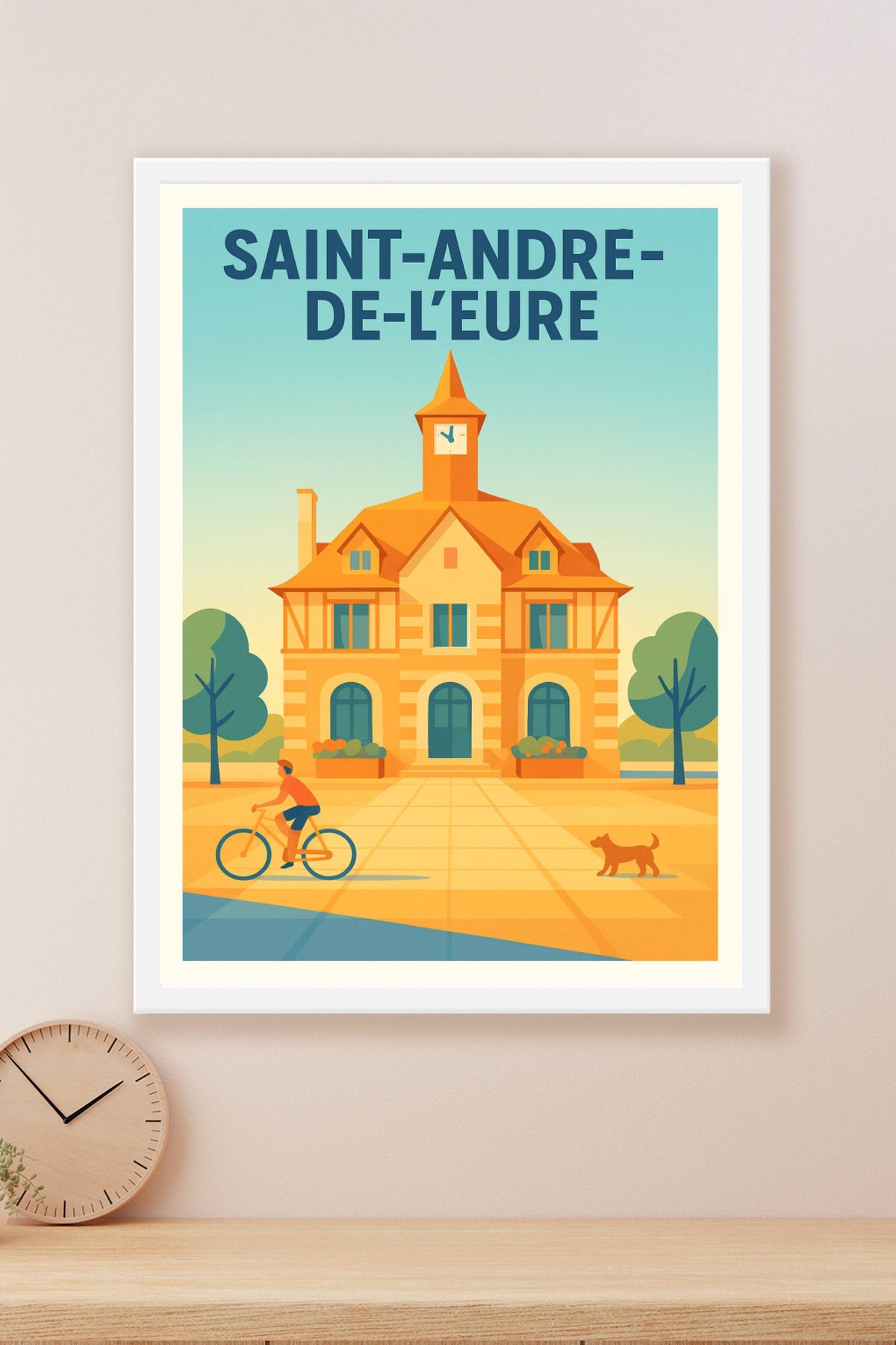 Affiche de Saint-André-de-l'Eure - Charme et Sérénité au Cœur de la Normandie