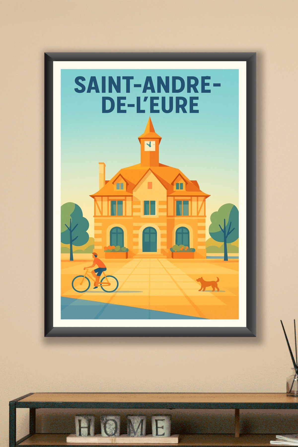 Affiche de Saint-André-de-l'Eure - Charme et Sérénité au Cœur de la Normandie