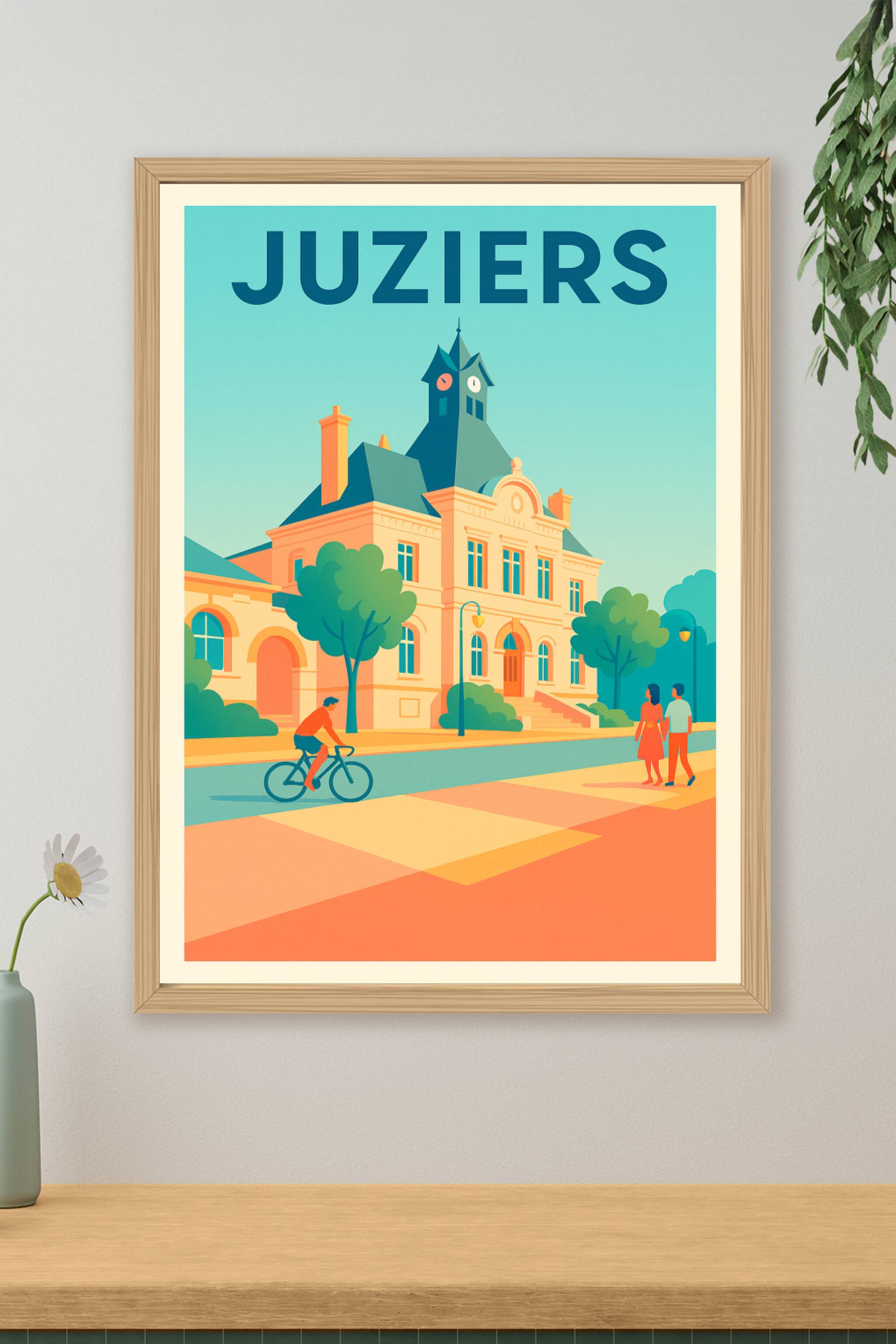 Affiche de Juziers - Charme et sérénité au cœur de la ville