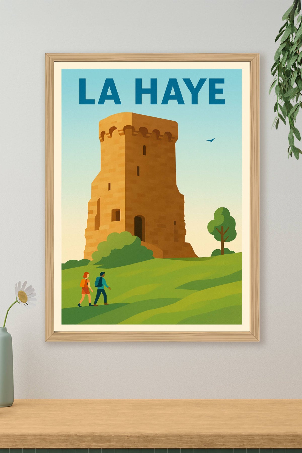 Affiche de La Haye - Découvrez la Tour Monumentale au Cœur de la Nature